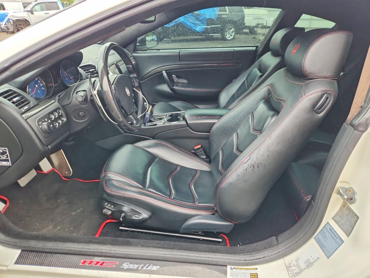 2012 Maserati Granturismo S White vin: ZAM45MLA9C0065184