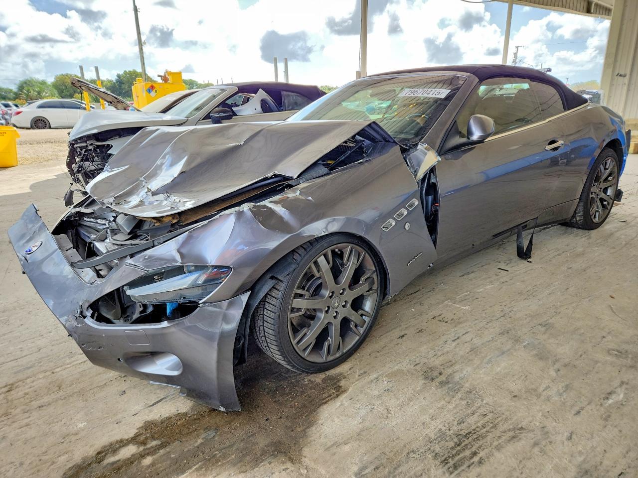 2013 Maserati Granturismo S Gray vin: ZAM45MMA0D0071715
