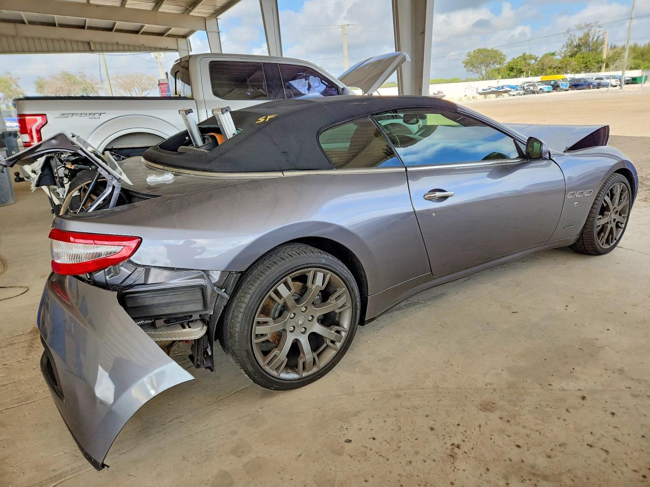2013 Maserati Granturismo S Gray vin: ZAM45MMA0D0071715