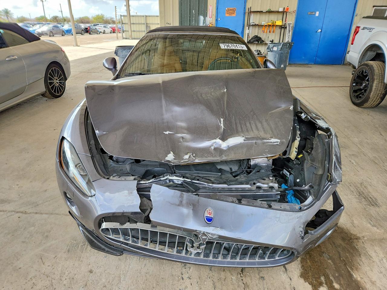 2013 Maserati Granturismo S Gray vin: ZAM45MMA0D0071715
