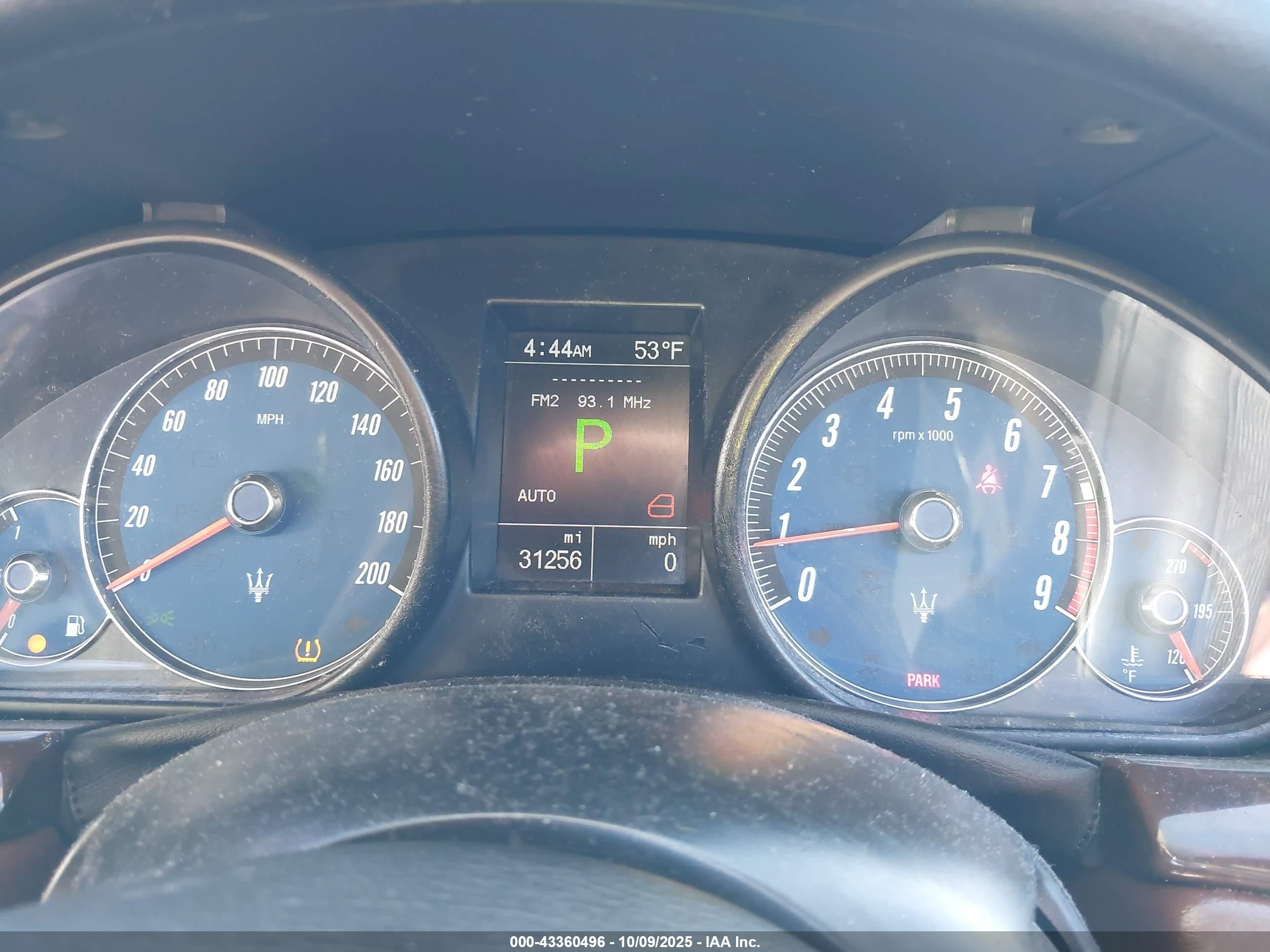 2013 Maserati Granturismo   Gray vin: ZAM45MMA1D0067267