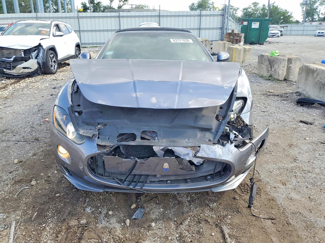 2012 Maserati Granturismo S Gray vin: ZAM45MMA3C0061825