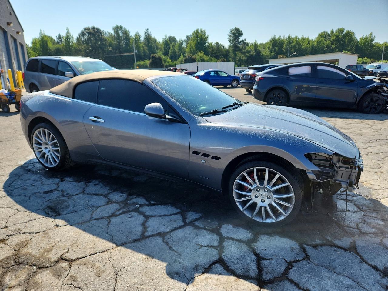 2014 Maserati Granturismo S Gray vin: ZAM45MMA3E0093404
