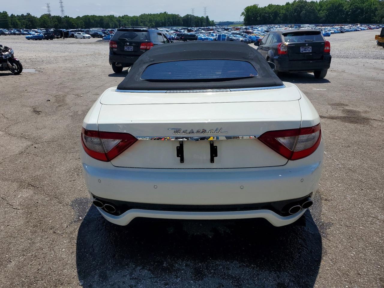 2013 Maserati Granturismo S White vin: ZAM45MMA4D0068445