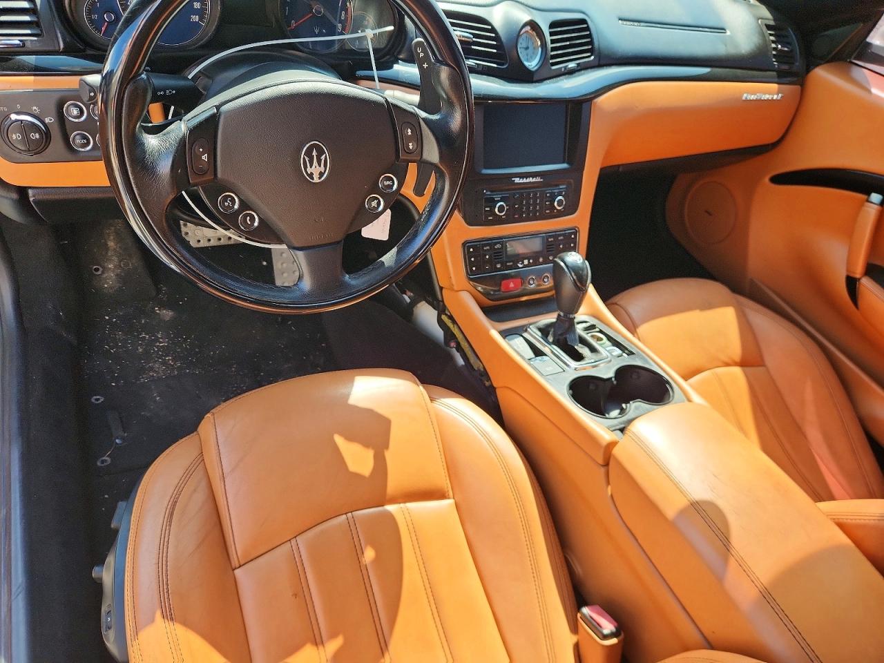 2013 Maserati Granturismo S White vin: ZAM45MMA4D0068445