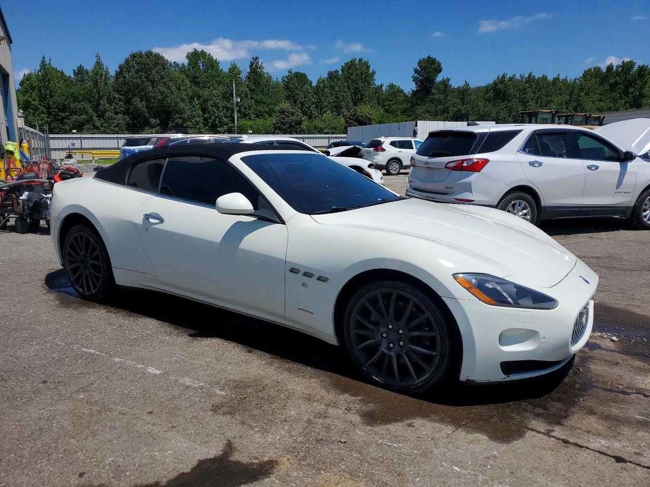 2013 Maserati Granturismo S White vin: ZAM45MMA4D0068445
