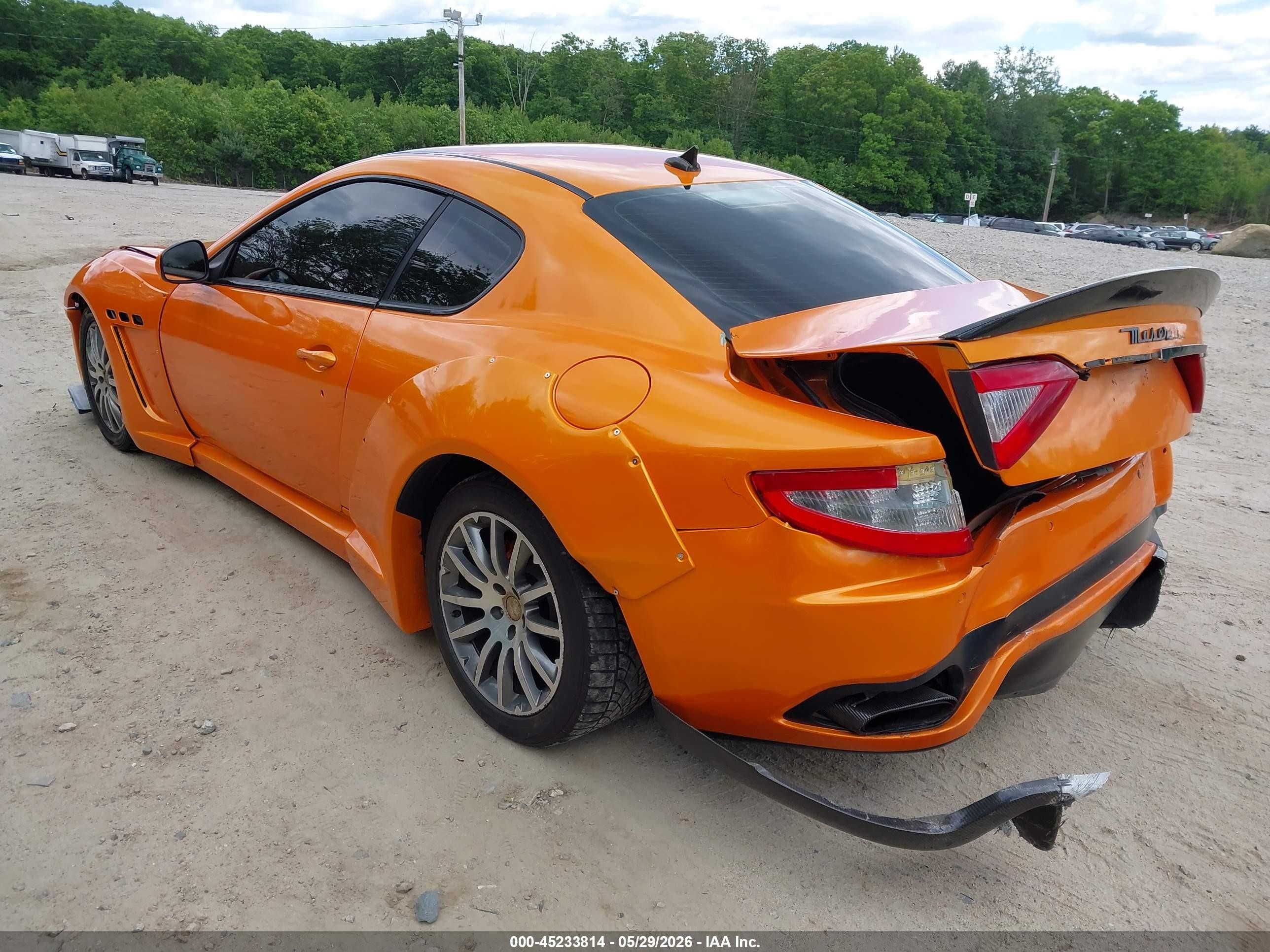 2013 Maserati Granturismo Mc/sport Orange vin: ZAM45VLA0D0070622