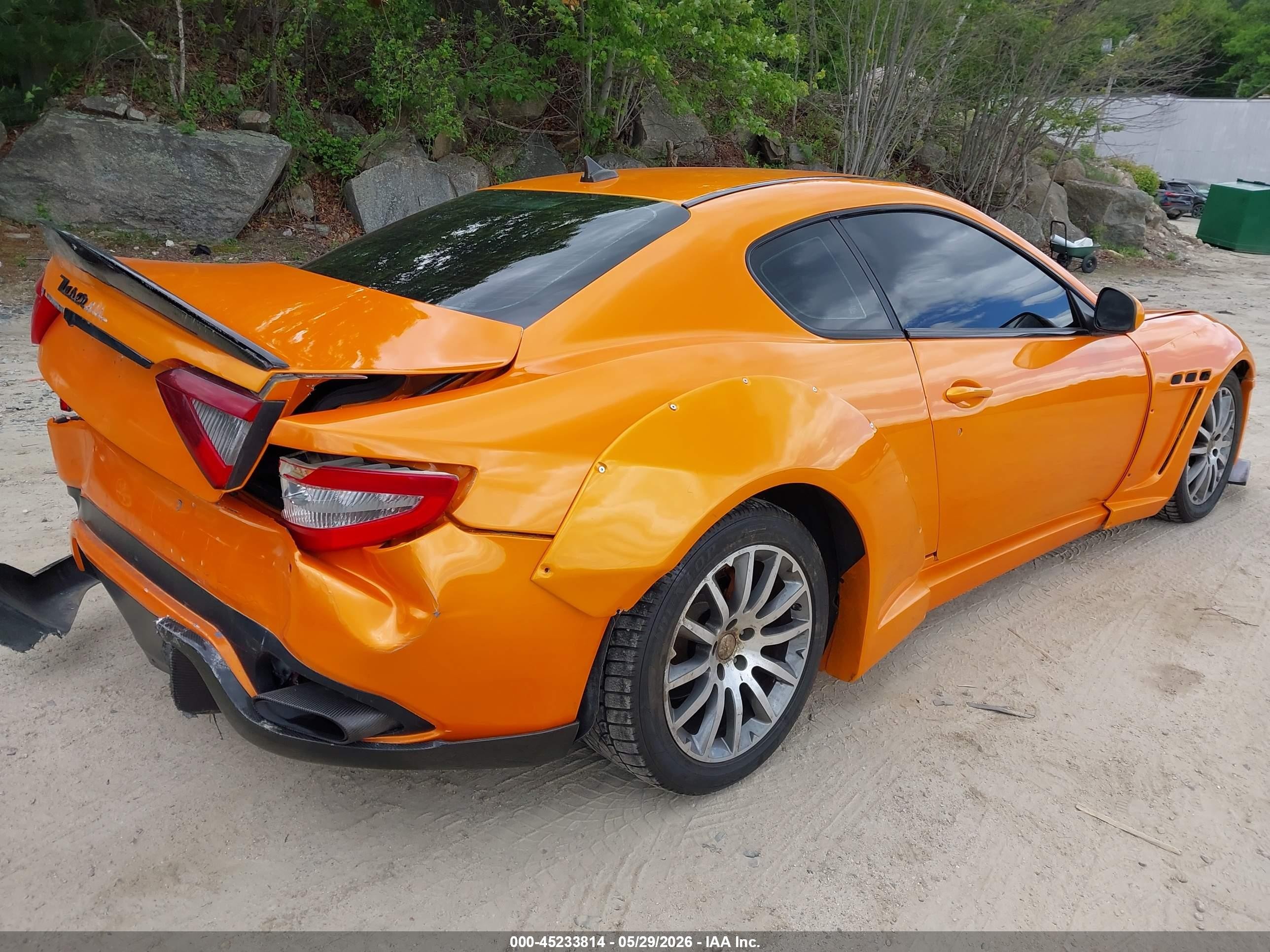2013 Maserati Granturismo Mc/sport Orange vin: ZAM45VLA0D0070622
