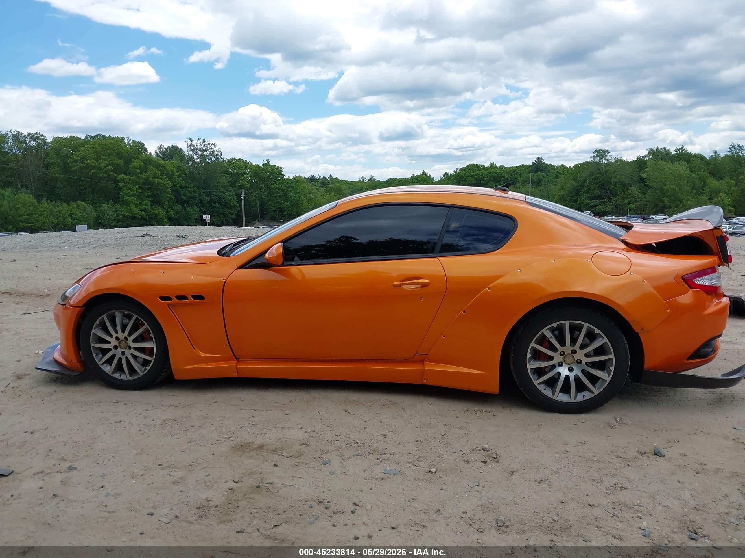 2013 Maserati Granturismo Mc/sport Orange vin: ZAM45VLA0D0070622