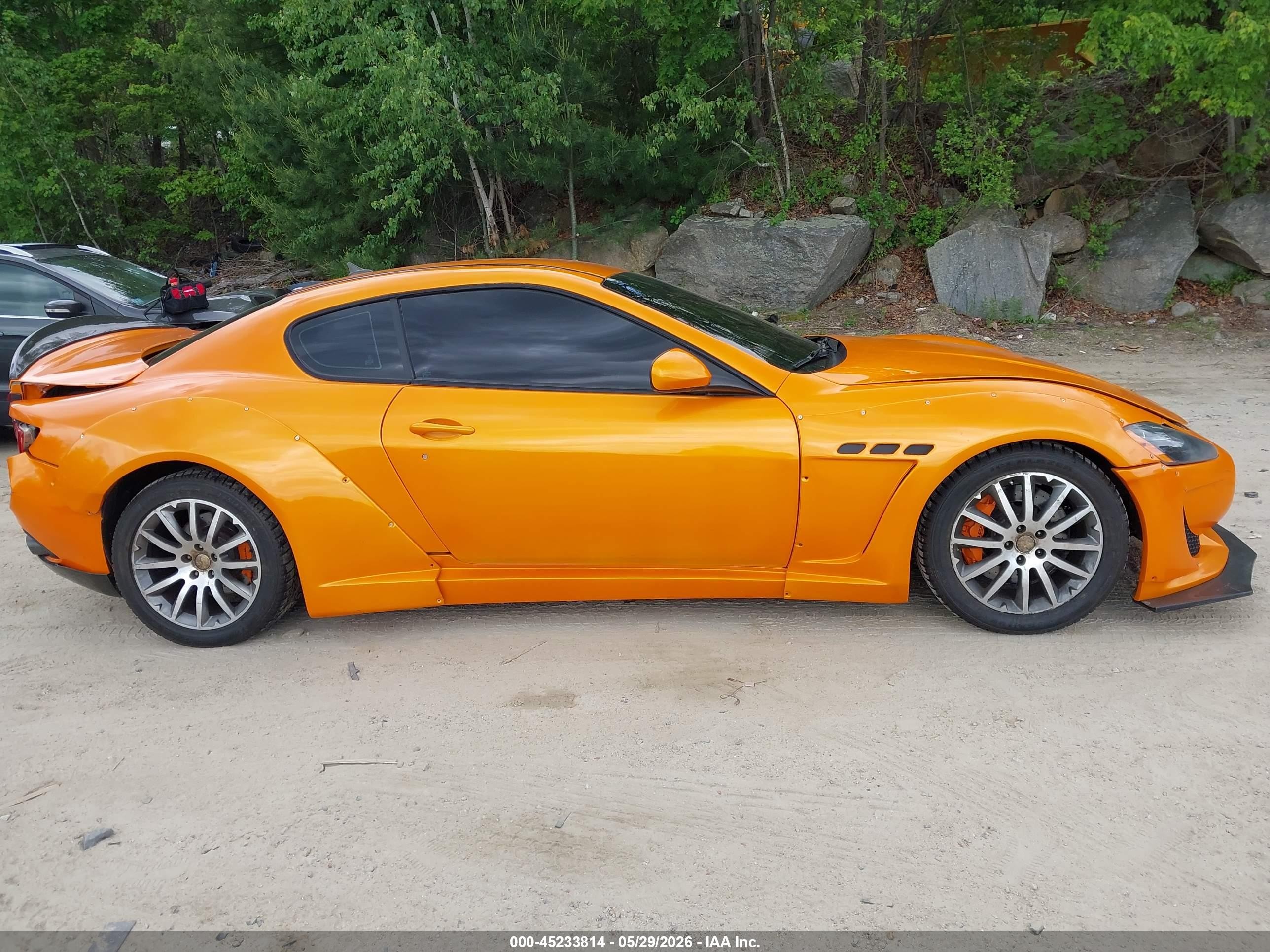 2013 Maserati Granturismo Mc/sport Orange vin: ZAM45VLA0D0070622