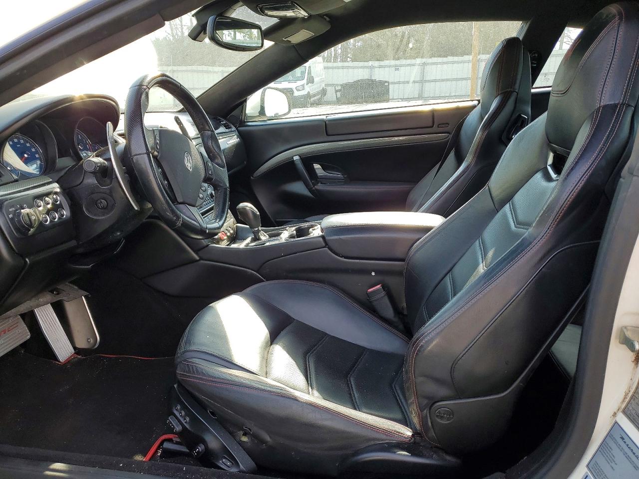 2013 Maserati Granturismo S White vin: ZAM45VLA1D0073206