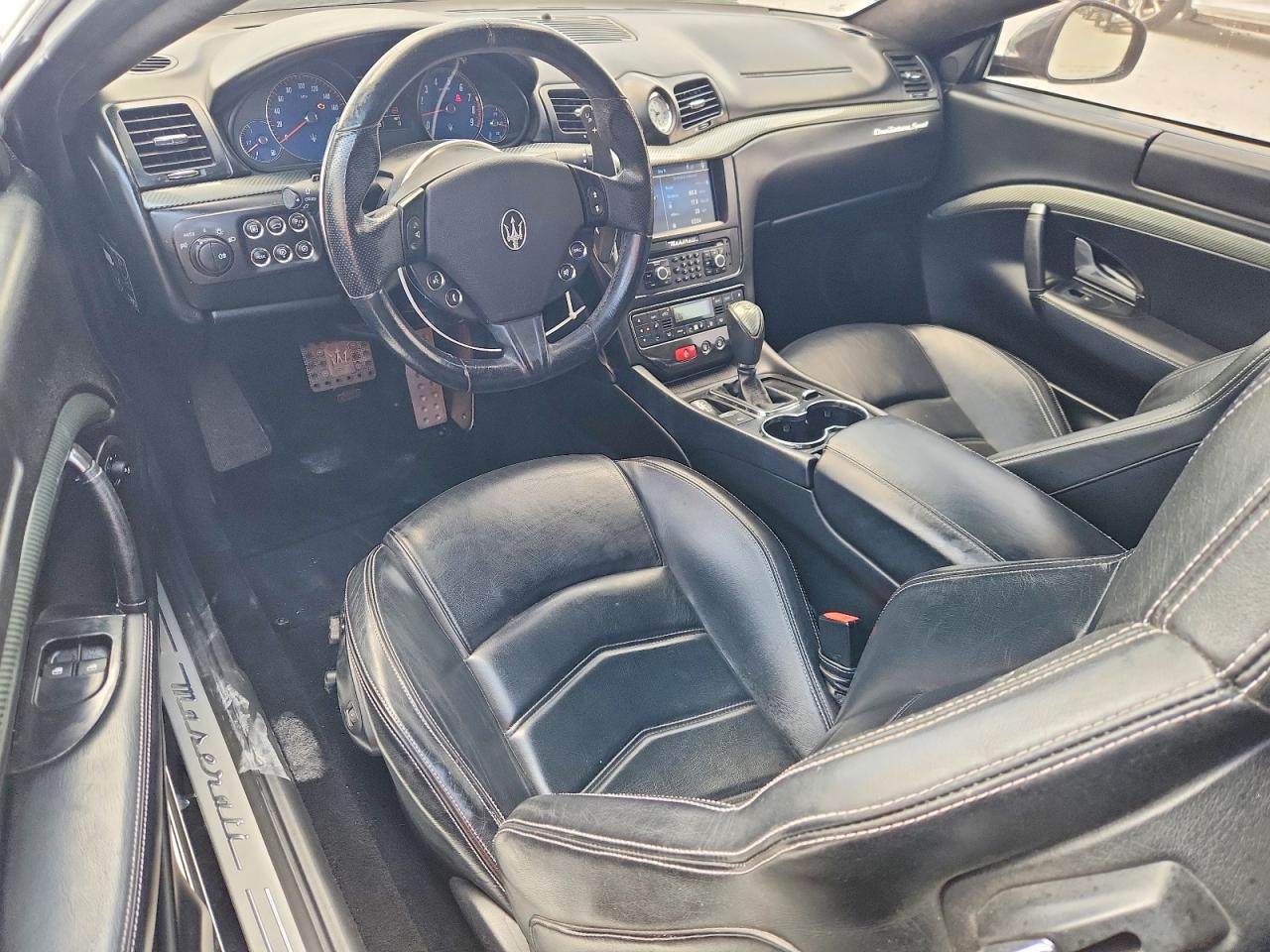 2014 Maserati Granturismo S Black vin: ZAM45VLA1E0079444