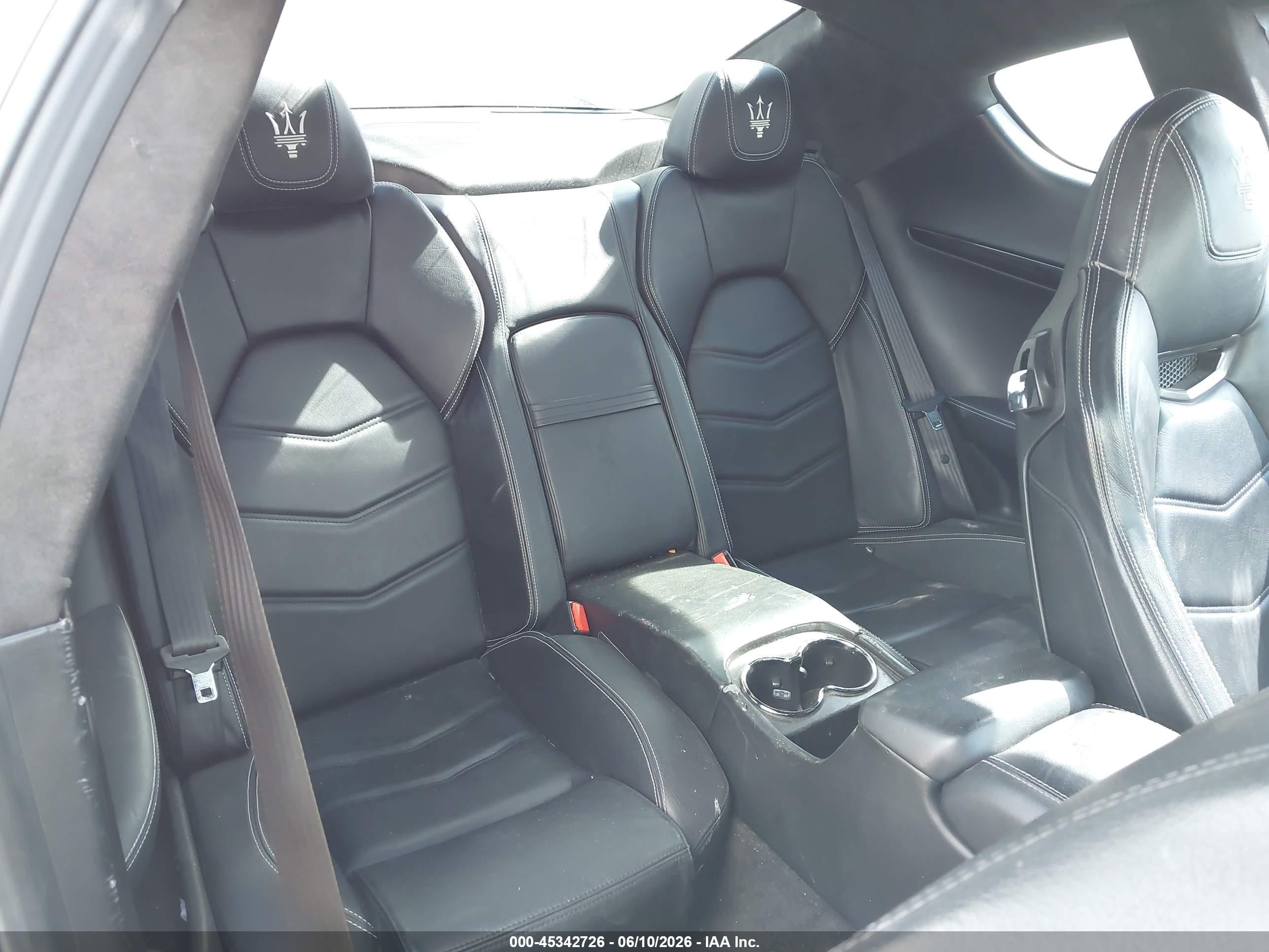 2014 Maserati Granturismo Mc/sport White vin: ZAM45VLA3E0109401