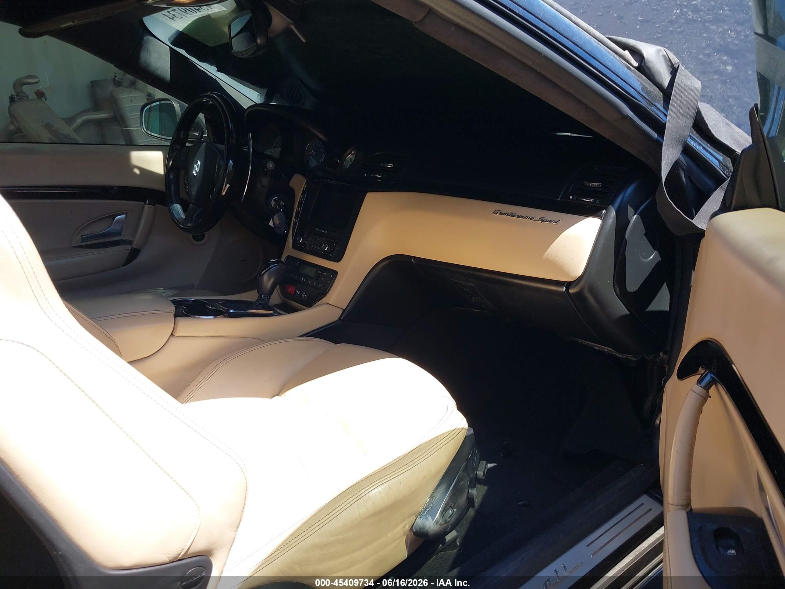 2015 Maserati Granturismo Mc/mc Centennial/sport Black vin: ZAM45VLA3F0127544