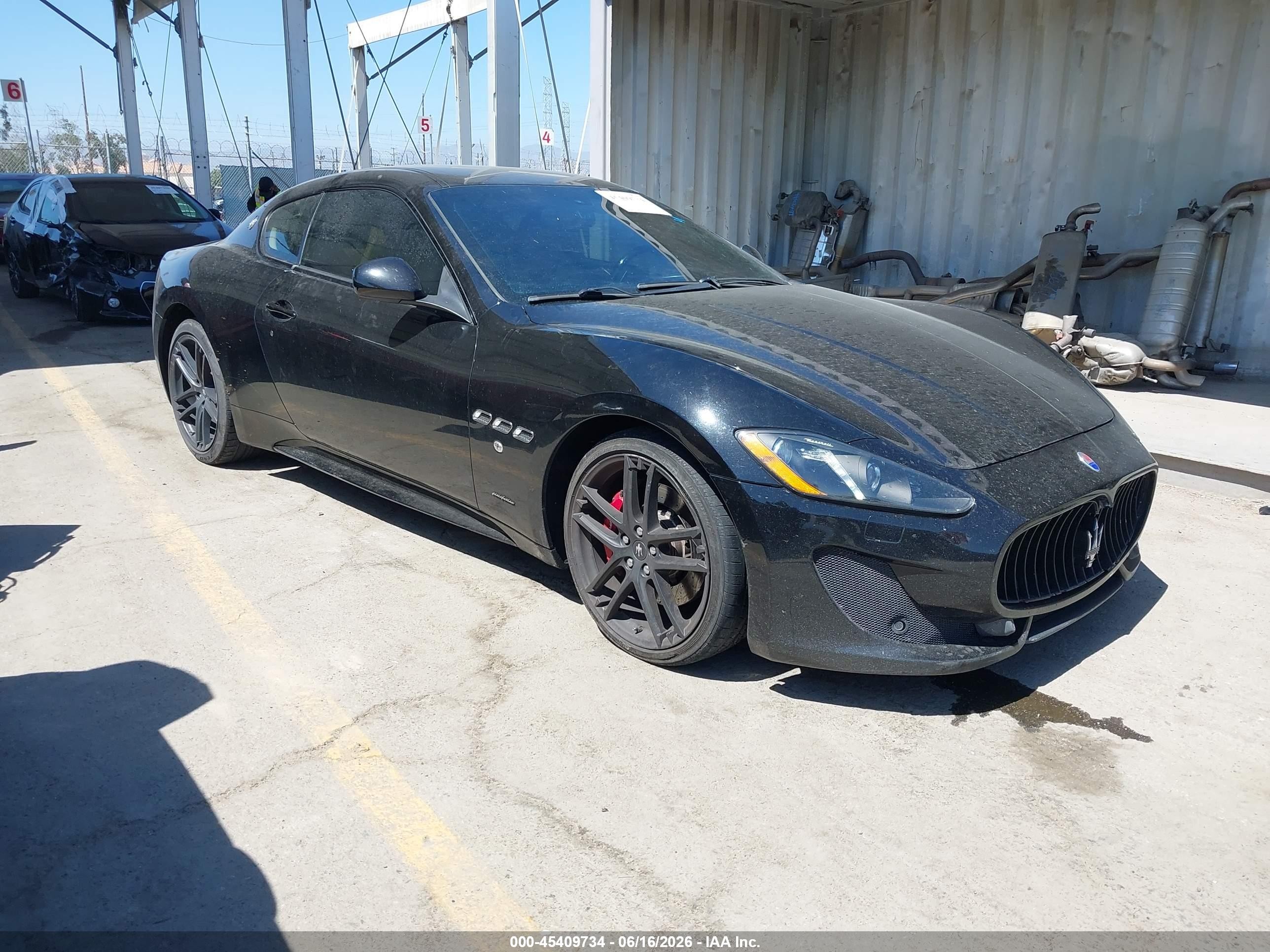 2015 Maserati Granturismo Mc/mc Centennial/sport Black vin: ZAM45VLA3F0127544