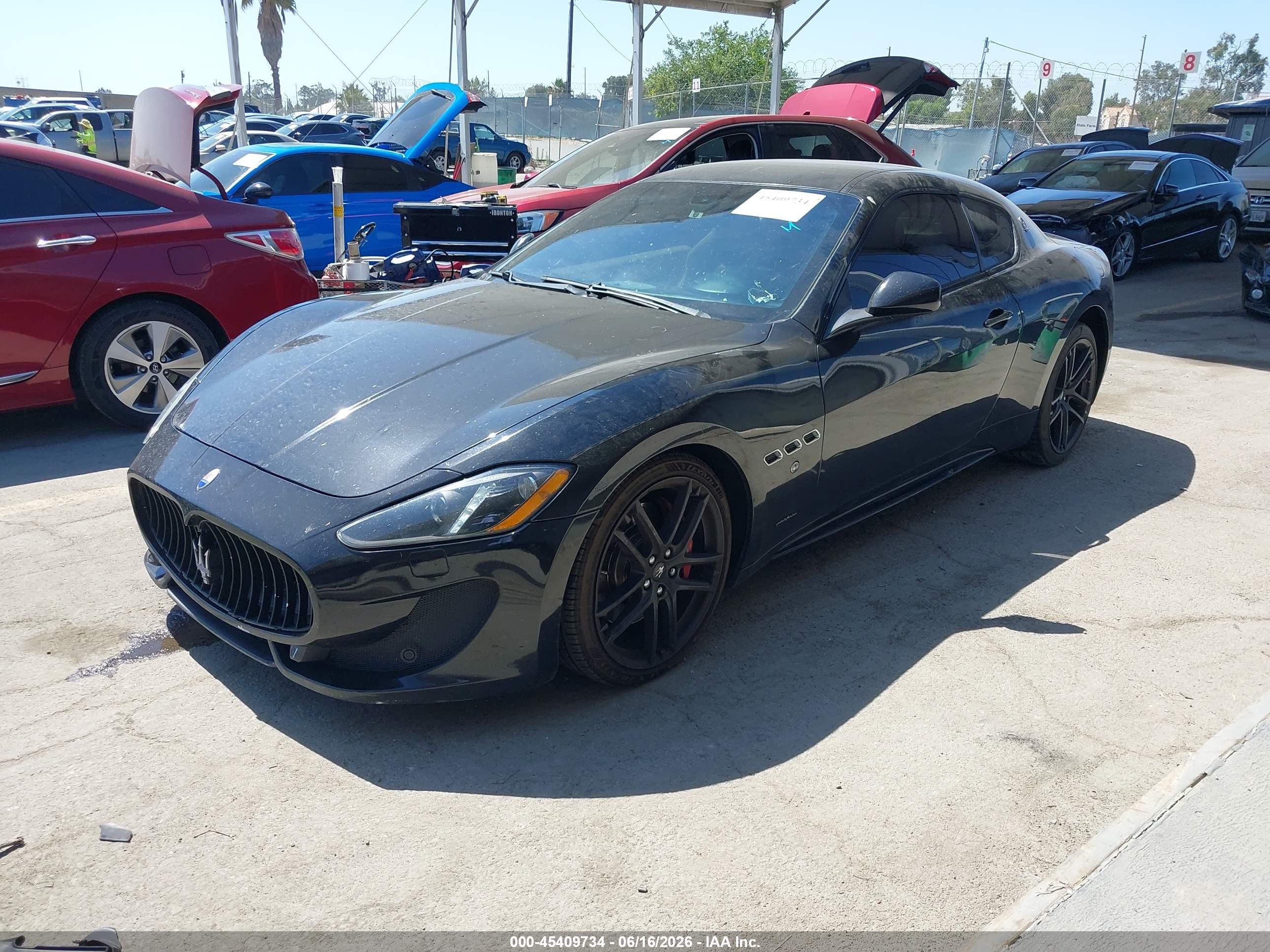 2015 Maserati Granturismo Mc/mc Centennial/sport Black vin: ZAM45VLA3F0127544