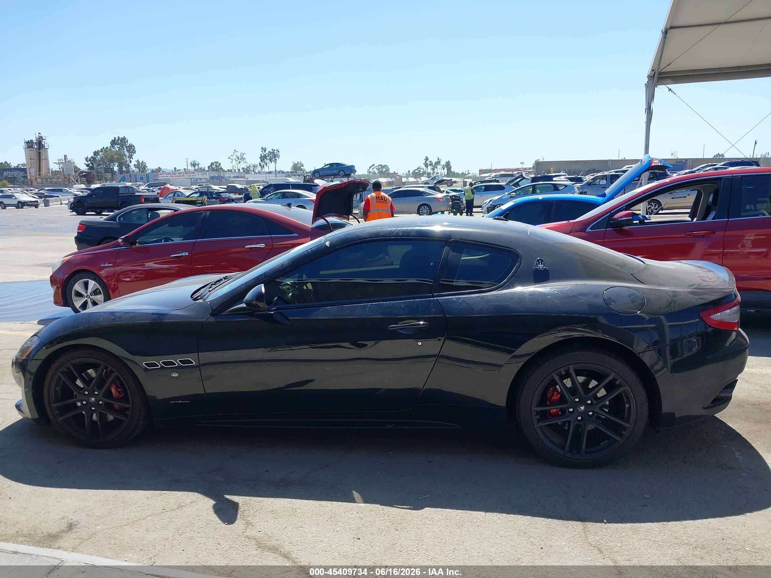2015 Maserati Granturismo Mc/mc Centennial/sport Black vin: ZAM45VLA3F0127544