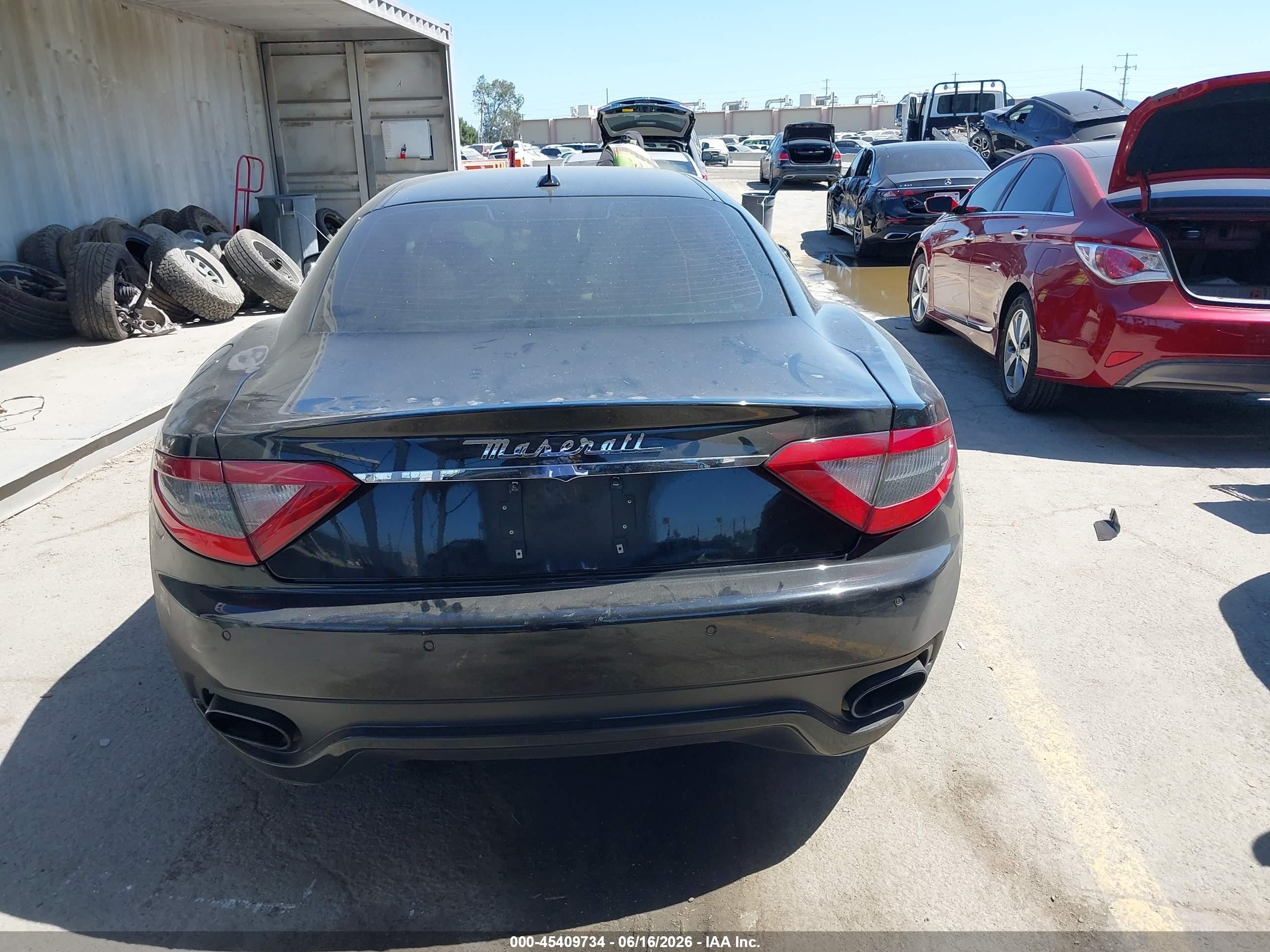 2015 Maserati Granturismo Mc/mc Centennial/sport Black vin: ZAM45VLA3F0127544