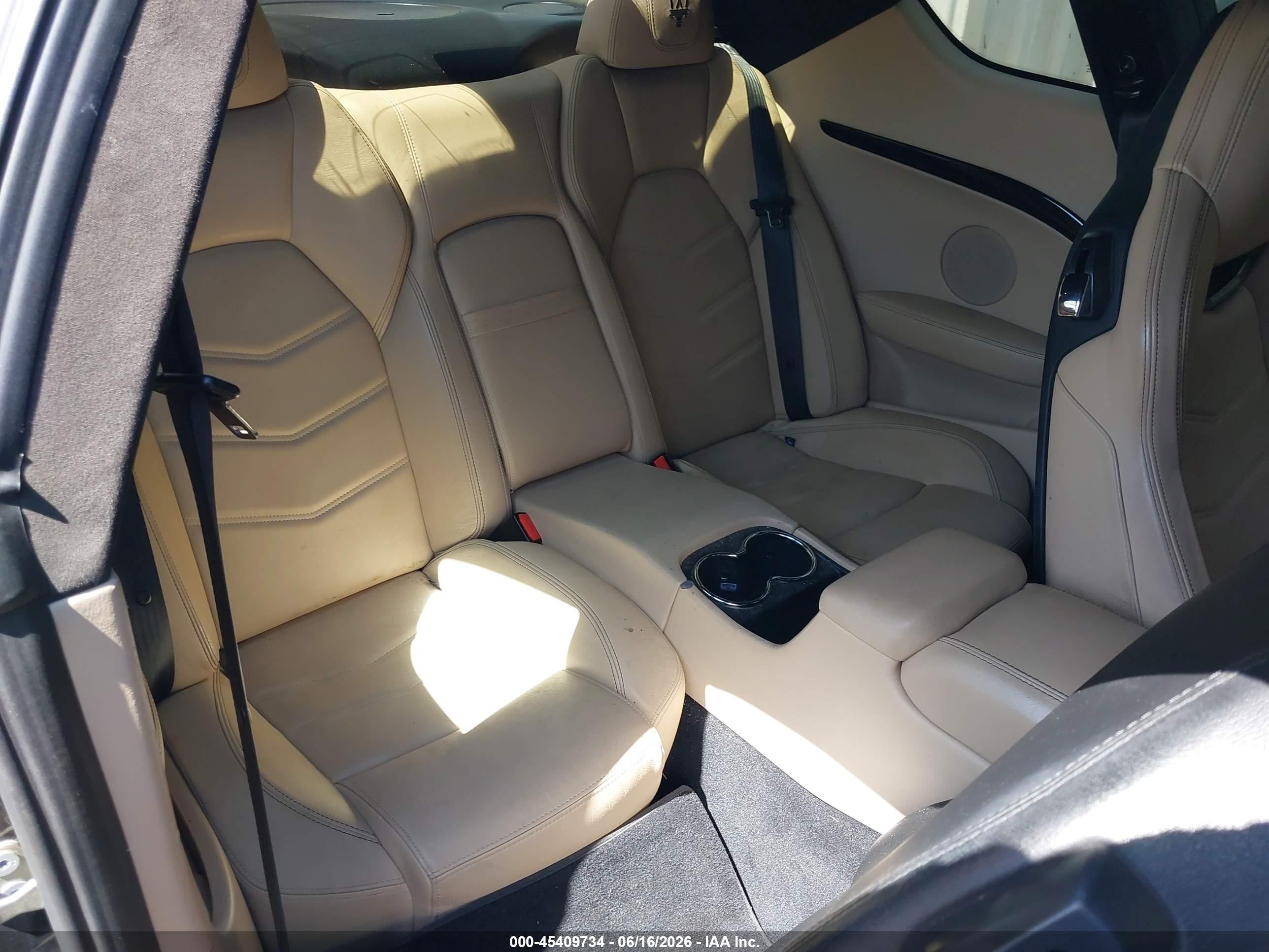 2015 Maserati Granturismo Mc/mc Centennial/sport Black vin: ZAM45VLA3F0127544