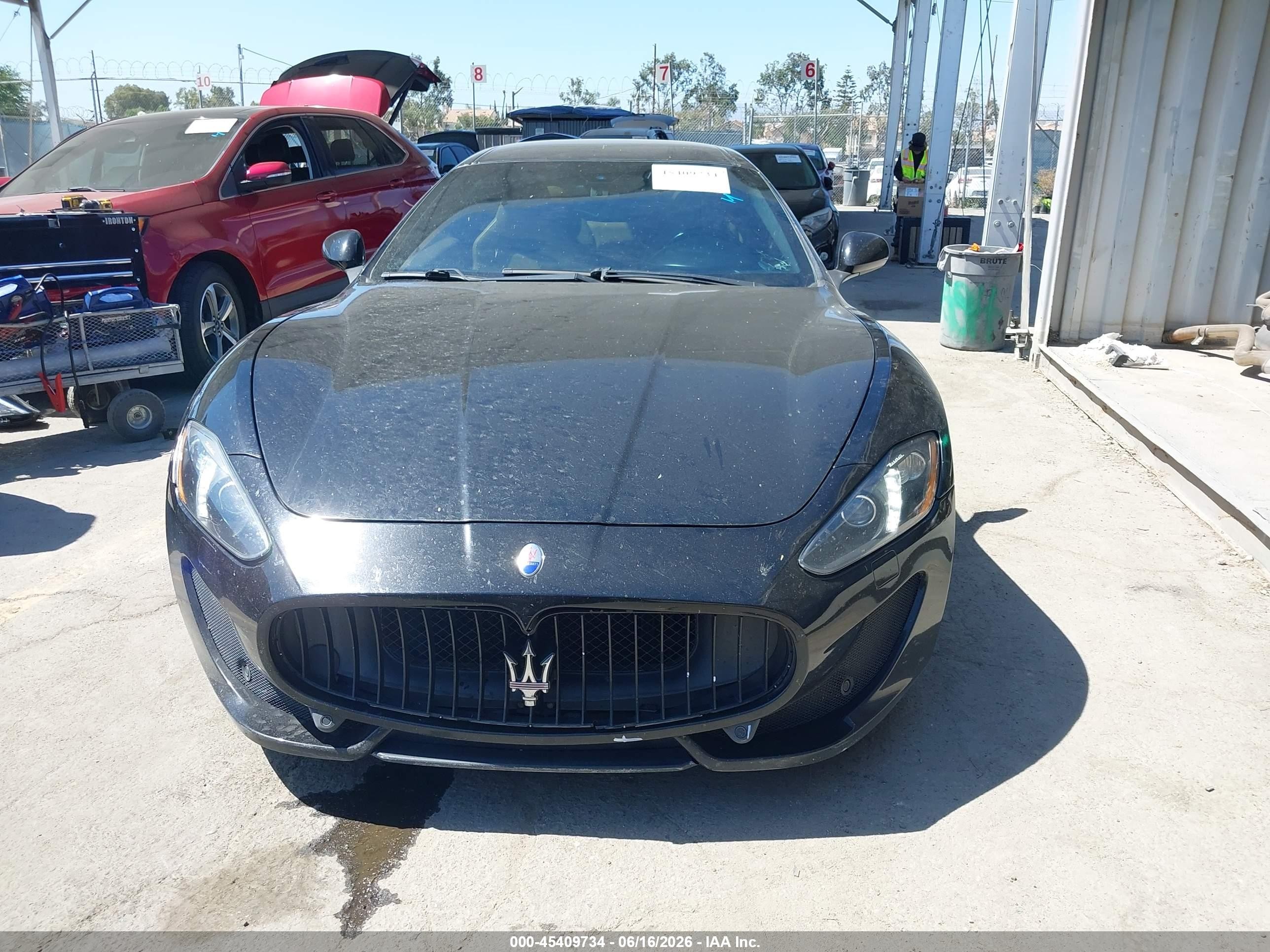 2015 Maserati Granturismo Mc/mc Centennial/sport Black vin: ZAM45VLA3F0127544