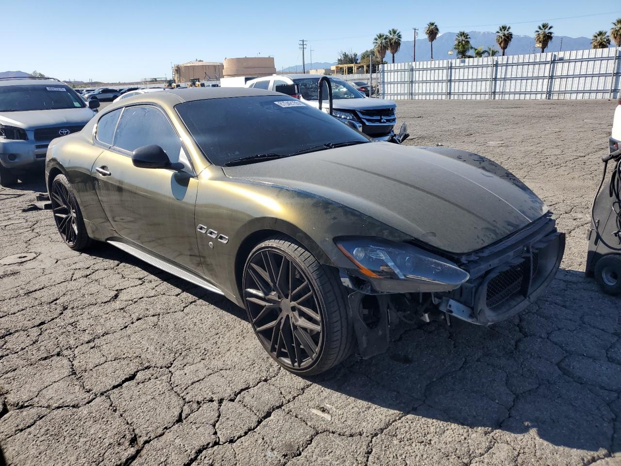 2013 Maserati Granturismo S Green vin: ZAM45VLA4D0066945
