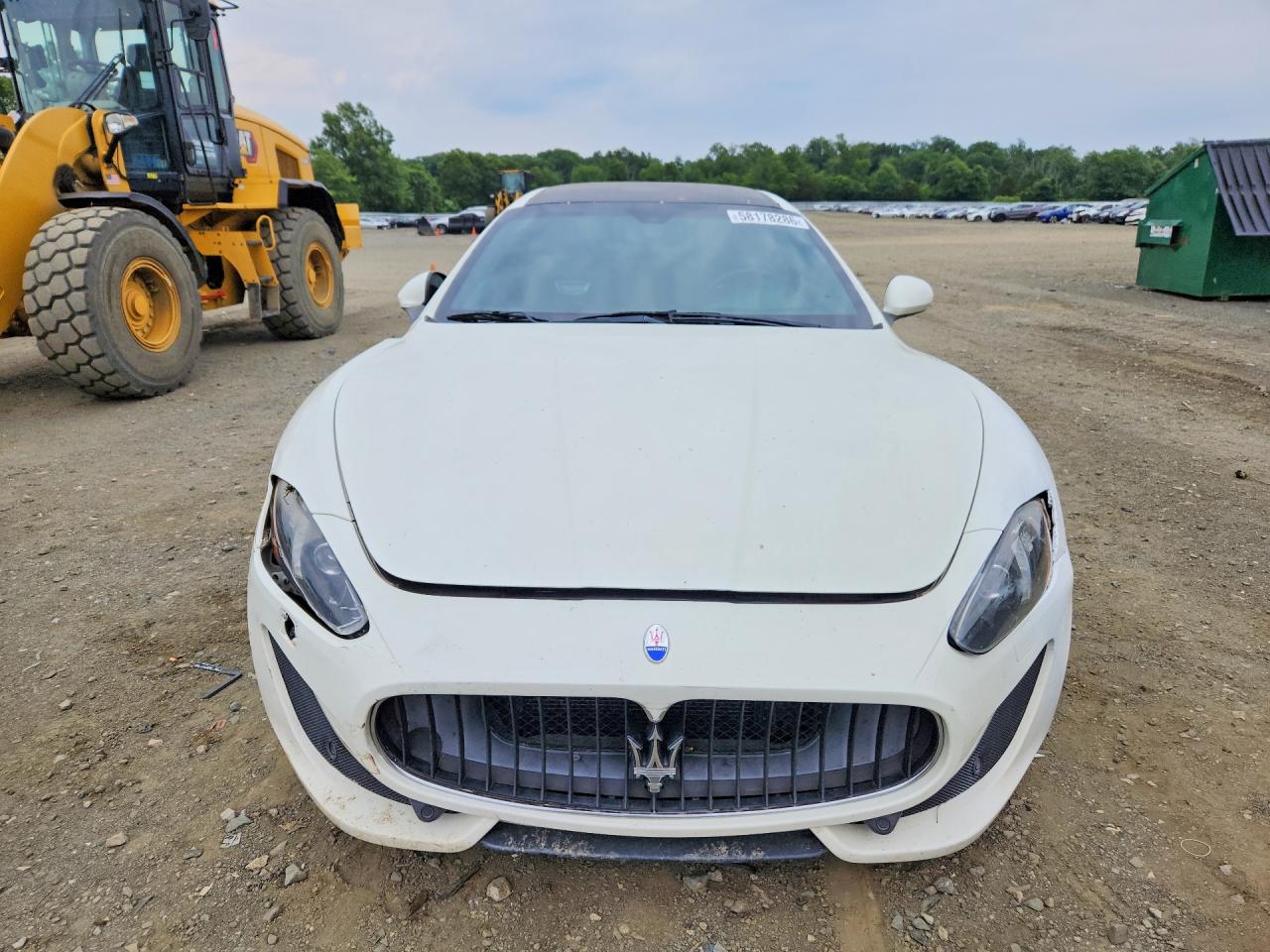 2013 Maserati Granturismo S White vin: ZAM45VLA5D0069739