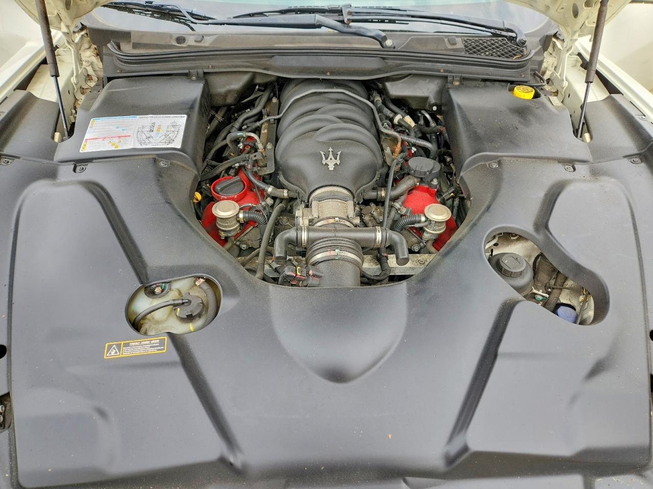 2013 Maserati Granturismo S White vin: ZAM45VLA5D0069739