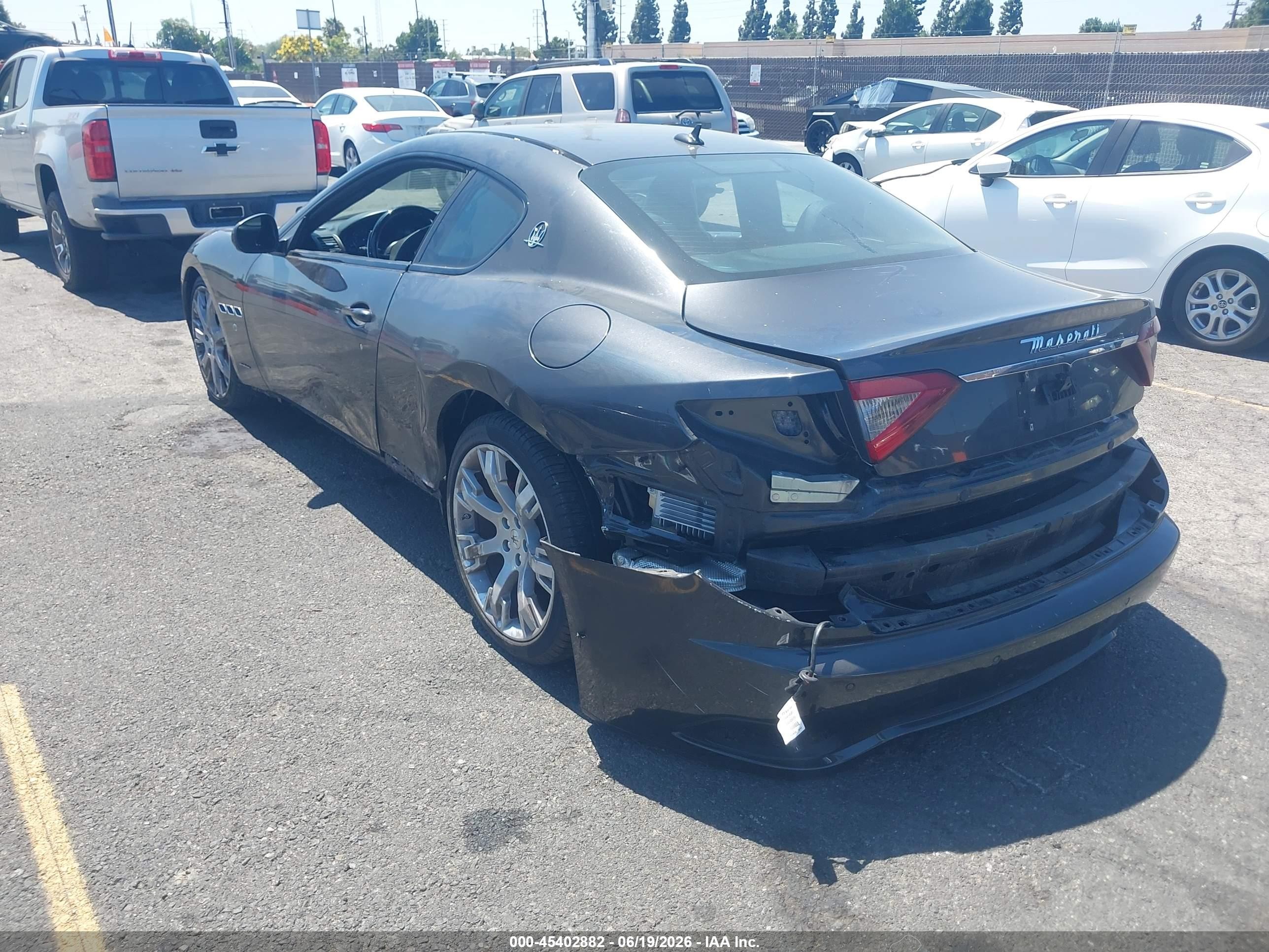 2014 Maserati Granturismo Mc/sport Gray vin: ZAM45VLA7E0081523