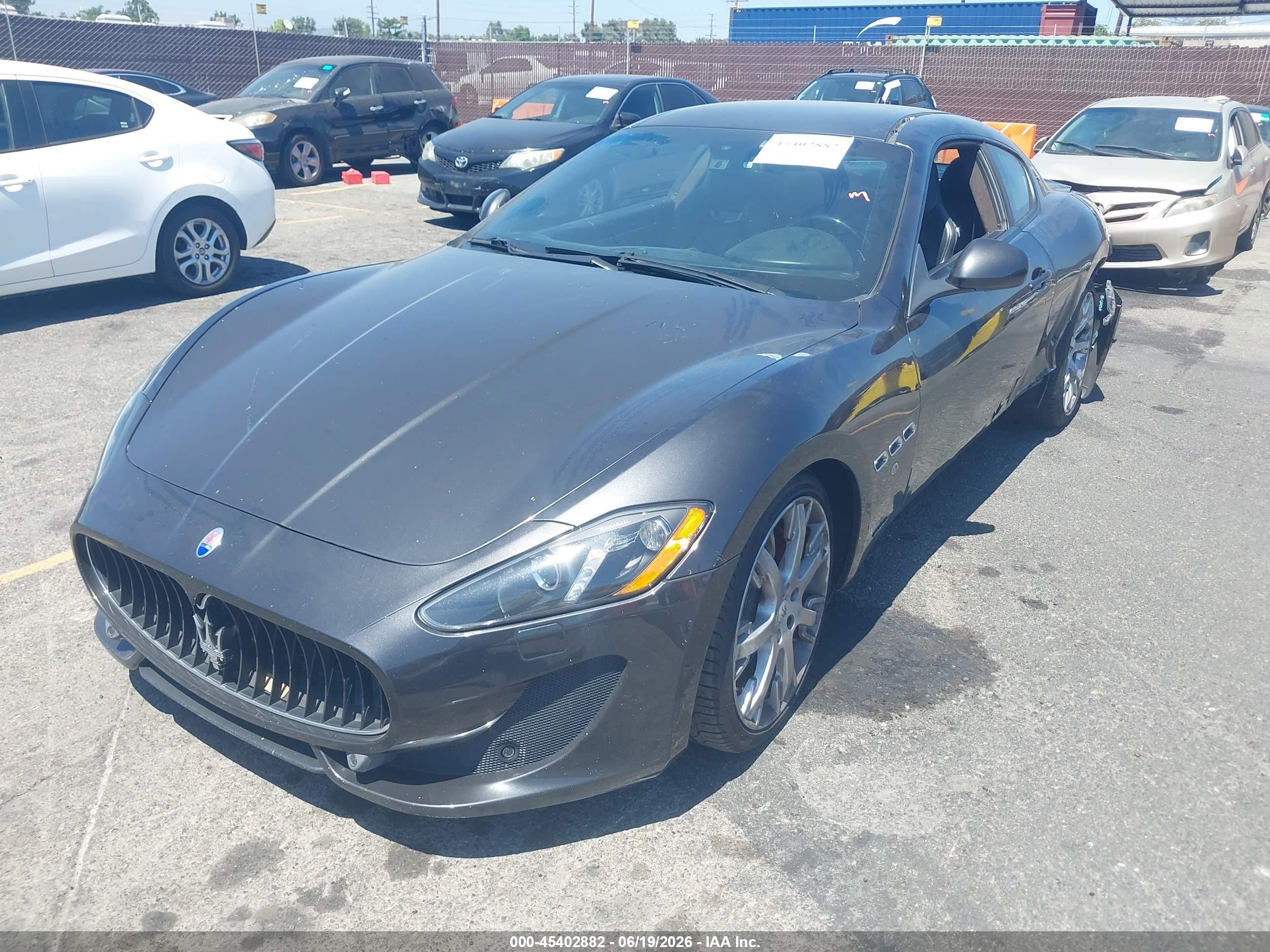 2014 Maserati Granturismo Mc/sport Gray vin: ZAM45VLA7E0081523
