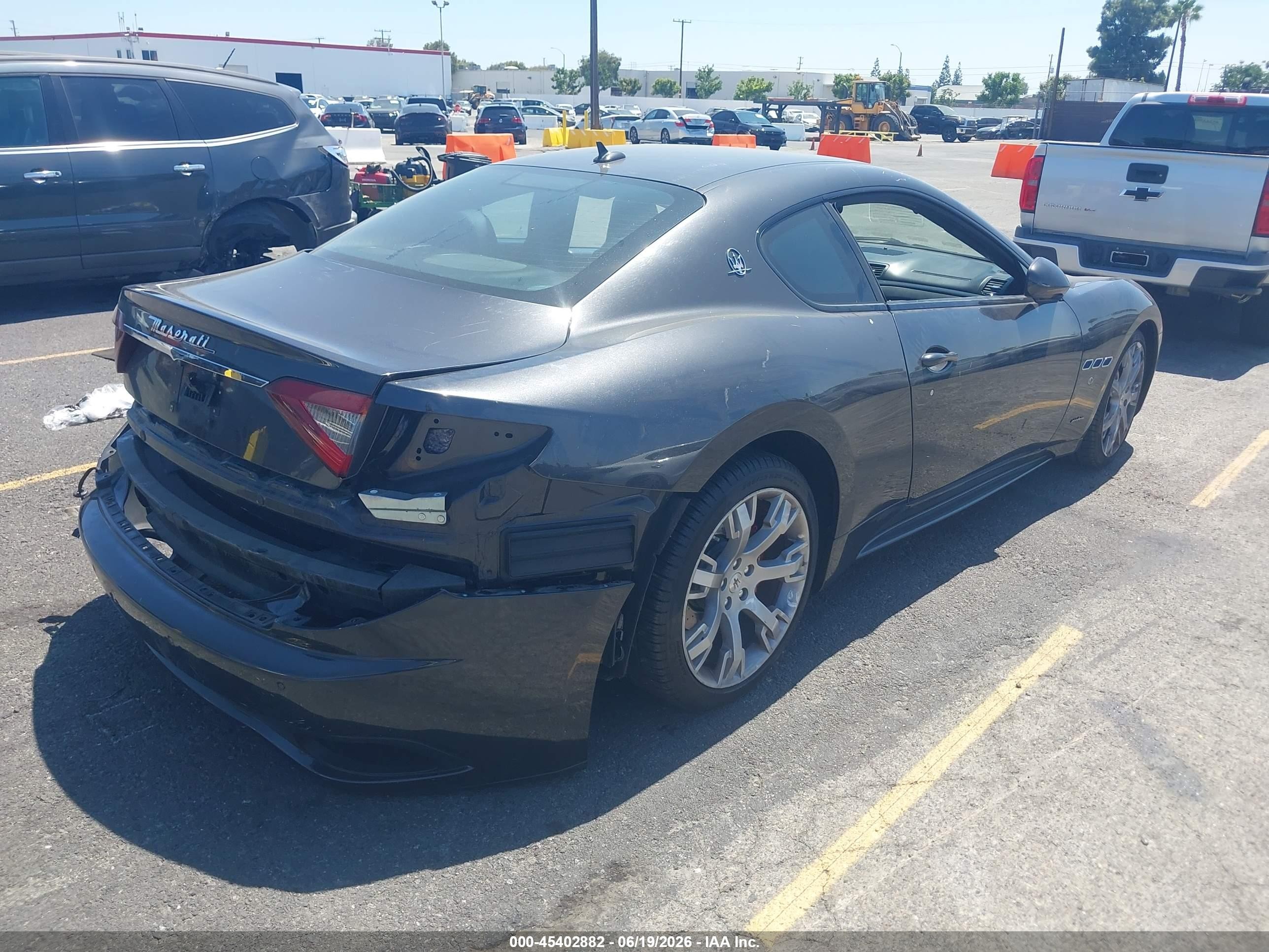 2014 Maserati Granturismo Mc/sport Gray vin: ZAM45VLA7E0081523