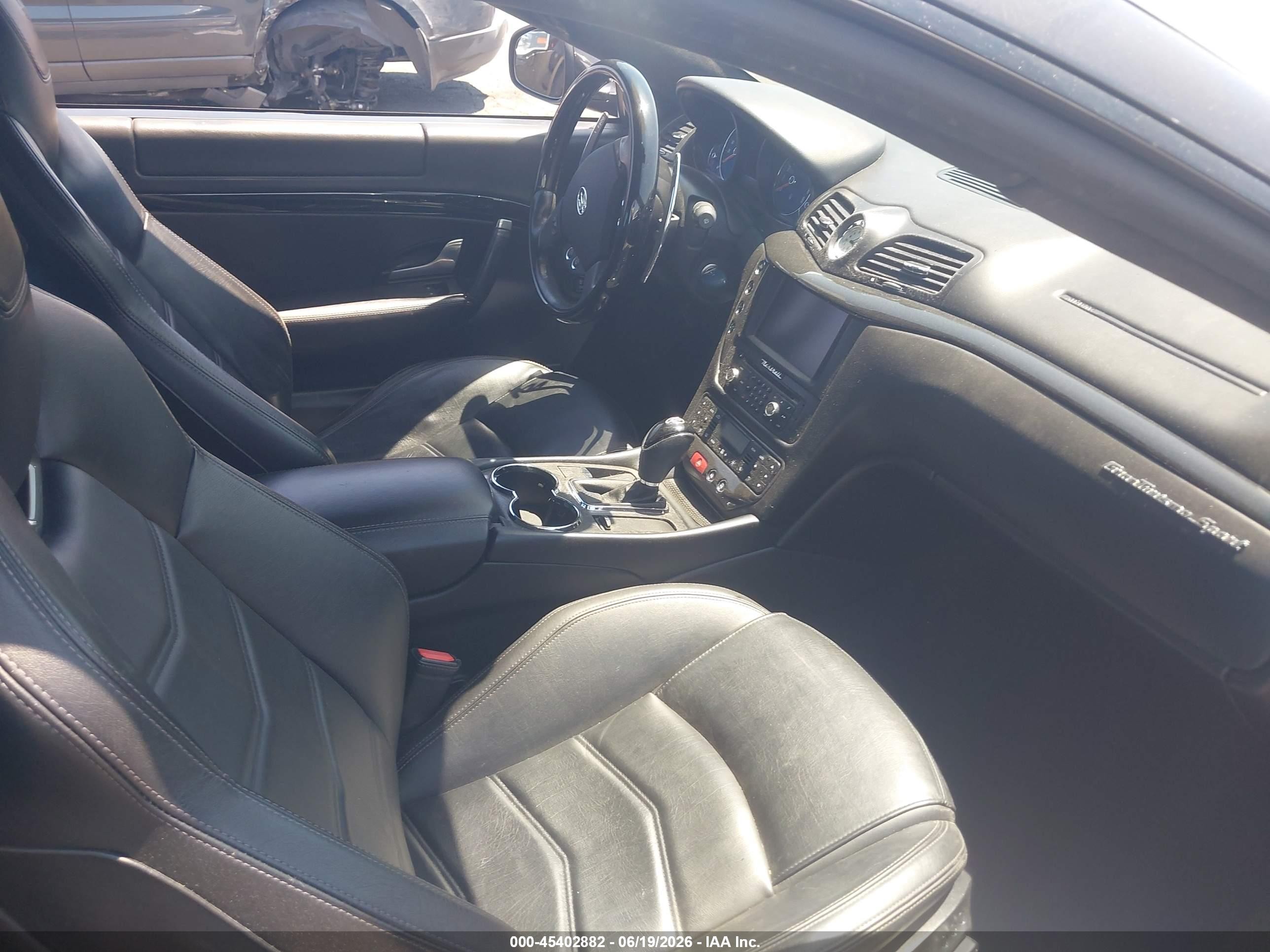 2014 Maserati Granturismo Mc/sport Gray vin: ZAM45VLA7E0081523
