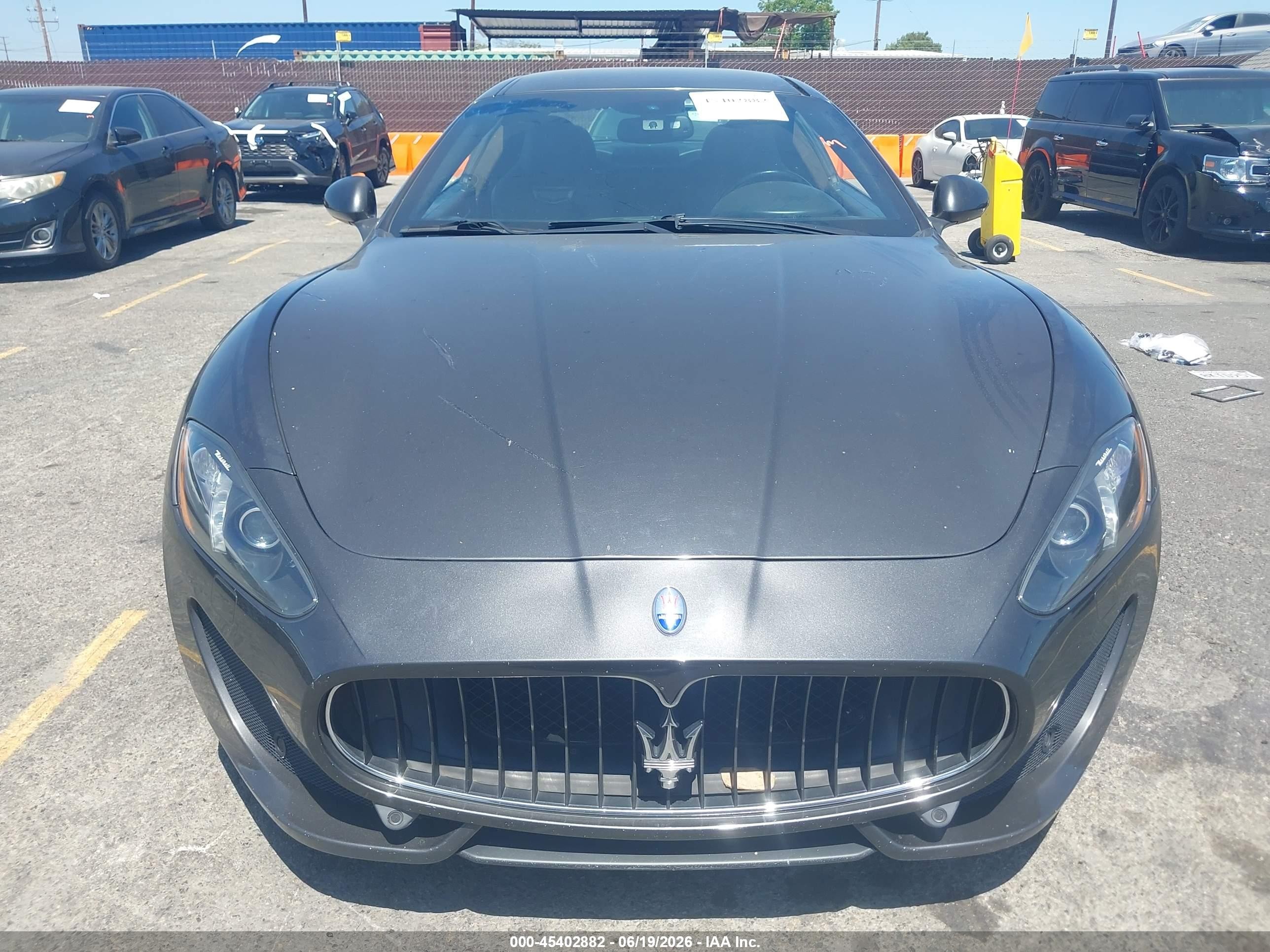 2014 Maserati Granturismo Mc/sport Gray vin: ZAM45VLA7E0081523