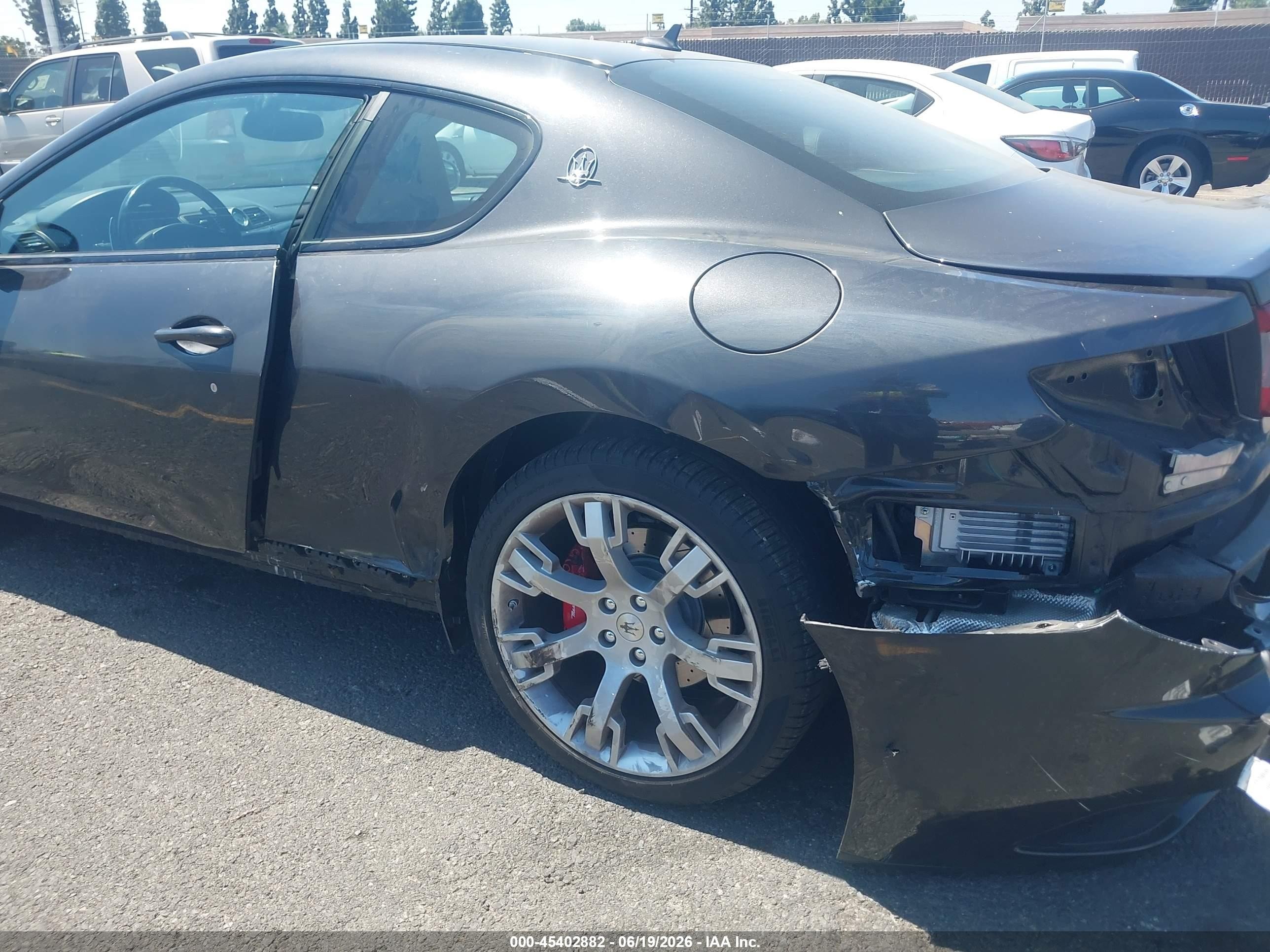 2014 Maserati Granturismo Mc/sport Gray vin: ZAM45VLA7E0081523
