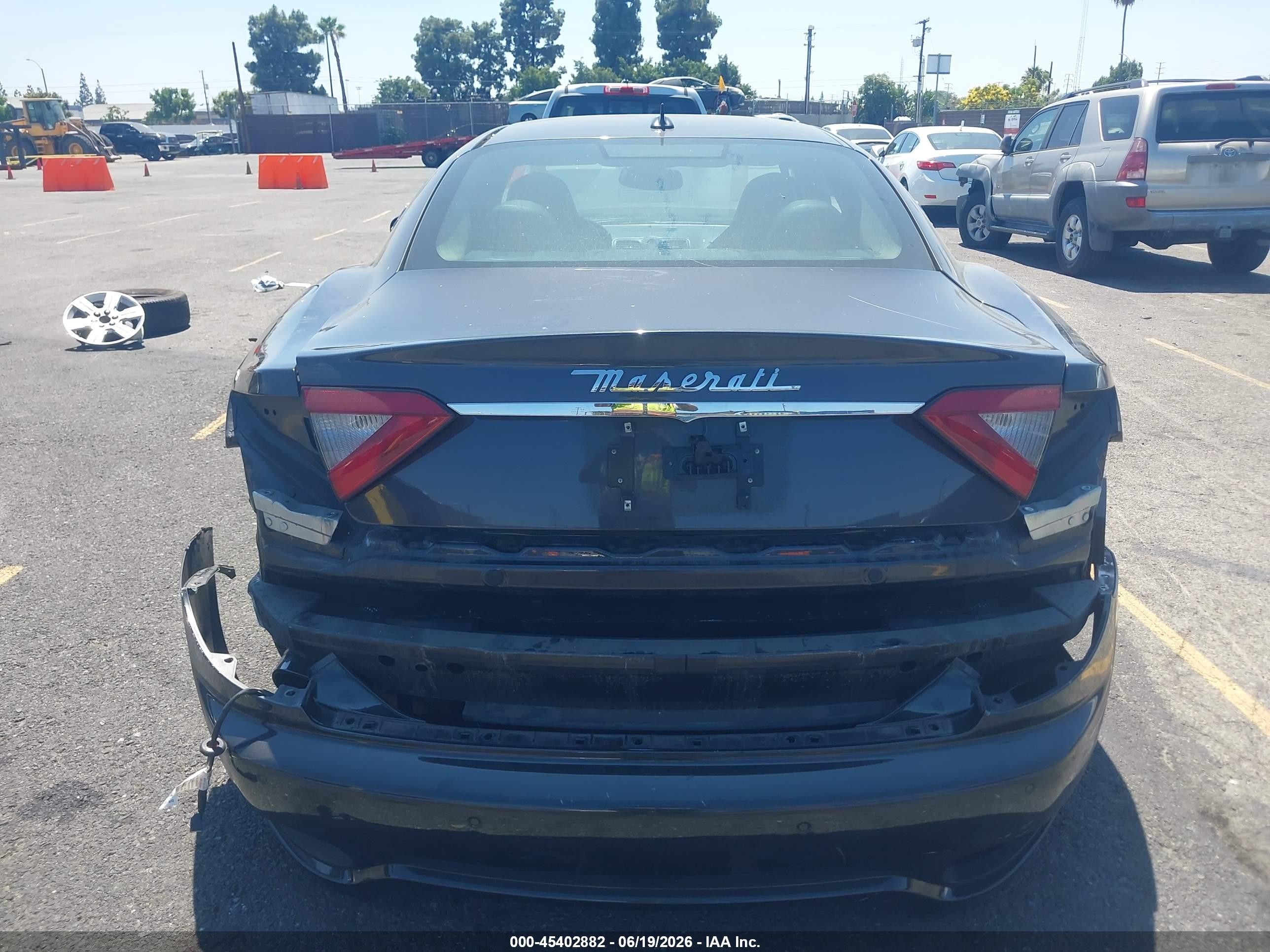 2014 Maserati Granturismo Mc/sport Gray vin: ZAM45VLA7E0081523