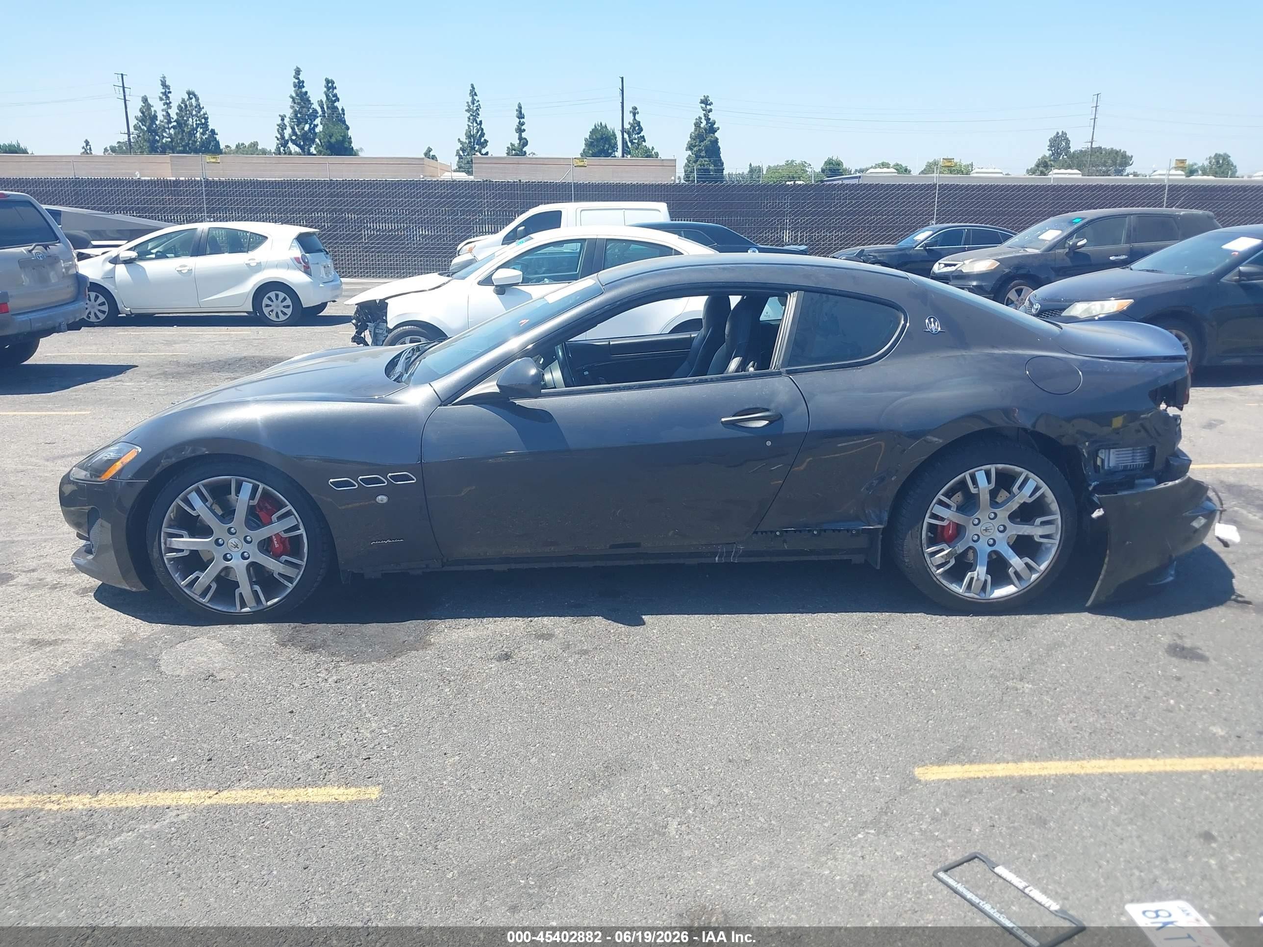 2014 Maserati Granturismo Mc/sport Gray vin: ZAM45VLA7E0081523