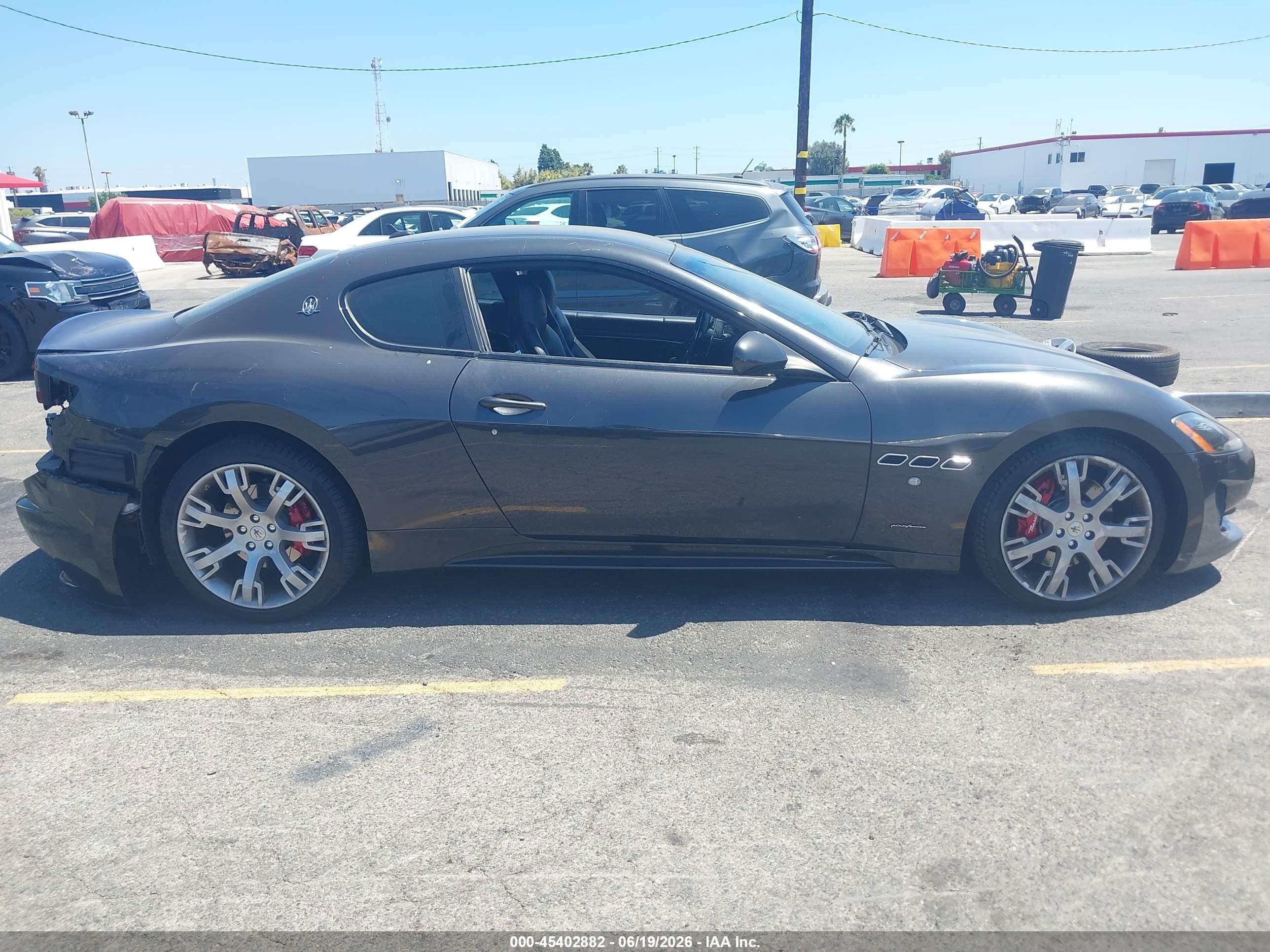 2014 Maserati Granturismo Mc/sport Gray vin: ZAM45VLA7E0081523