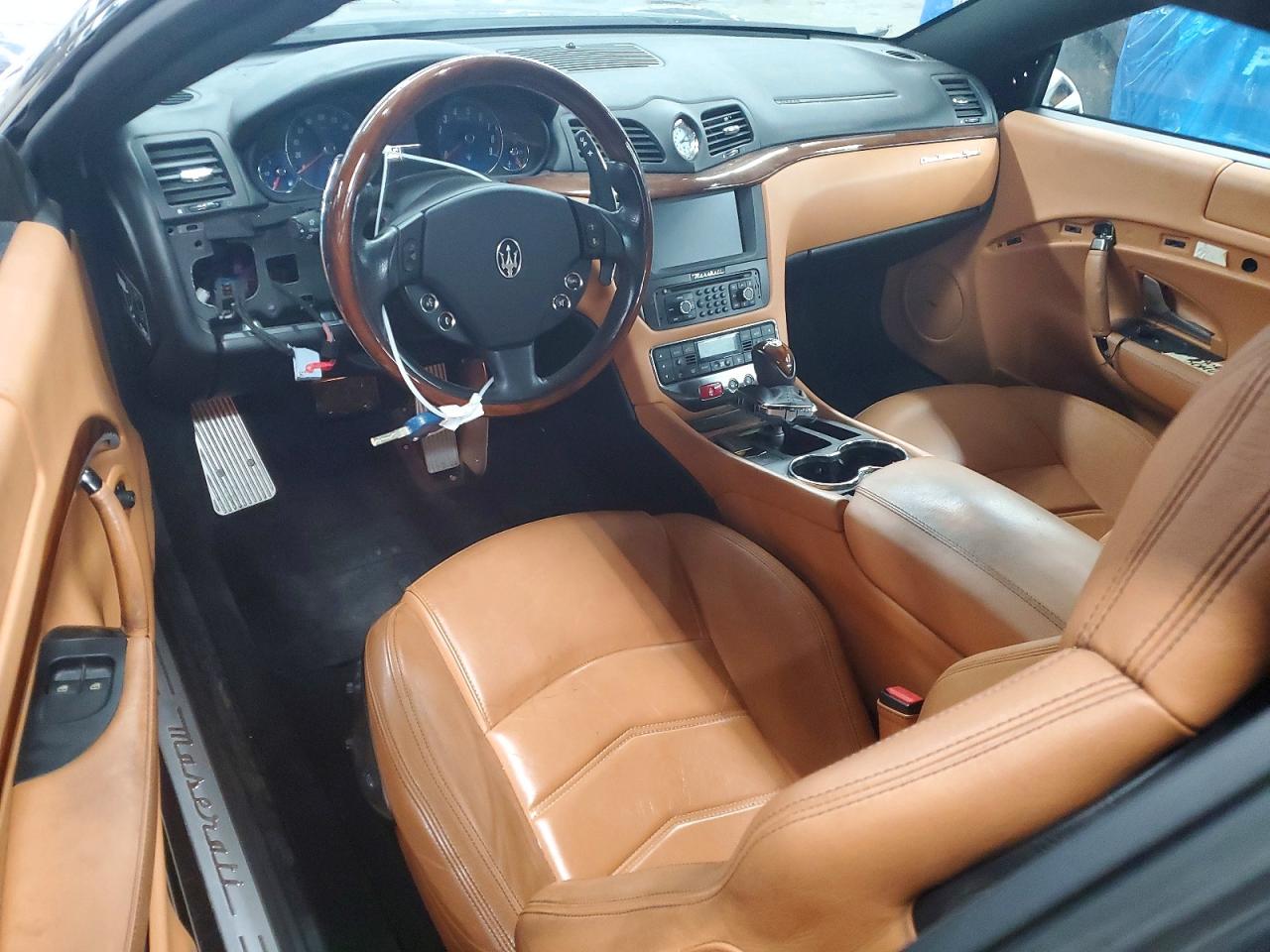2013 Maserati Granturismo S Black vin: ZAM45VLA8D0067998