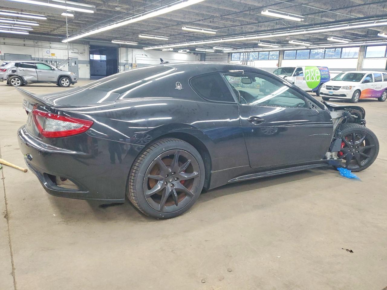 2013 Maserati Granturismo S Black vin: ZAM45VLA8D0067998