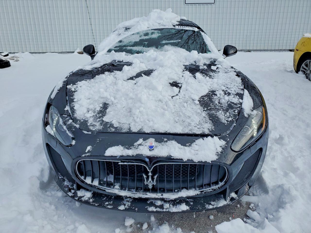 2013 Maserati Granturismo S Black vin: ZAM45VLA8D0069184