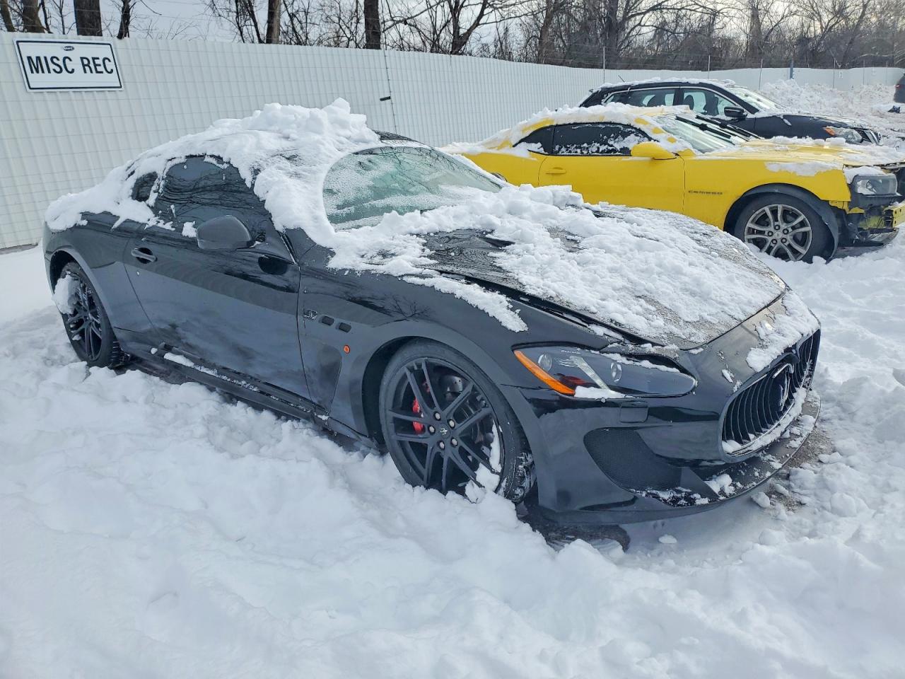 2013 Maserati Granturismo S Black vin: ZAM45VLA8D0069184