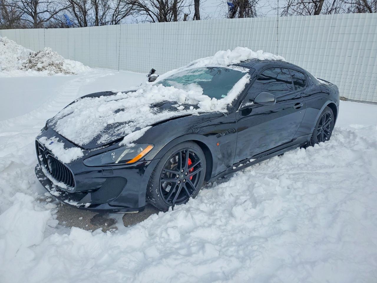 2013 Maserati Granturismo S Black vin: ZAM45VLA8D0069184