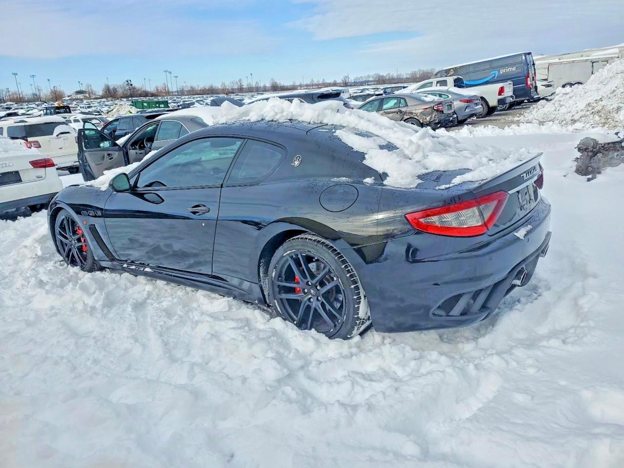 2013 Maserati Granturismo S Black vin: ZAM45VLA8D0069184