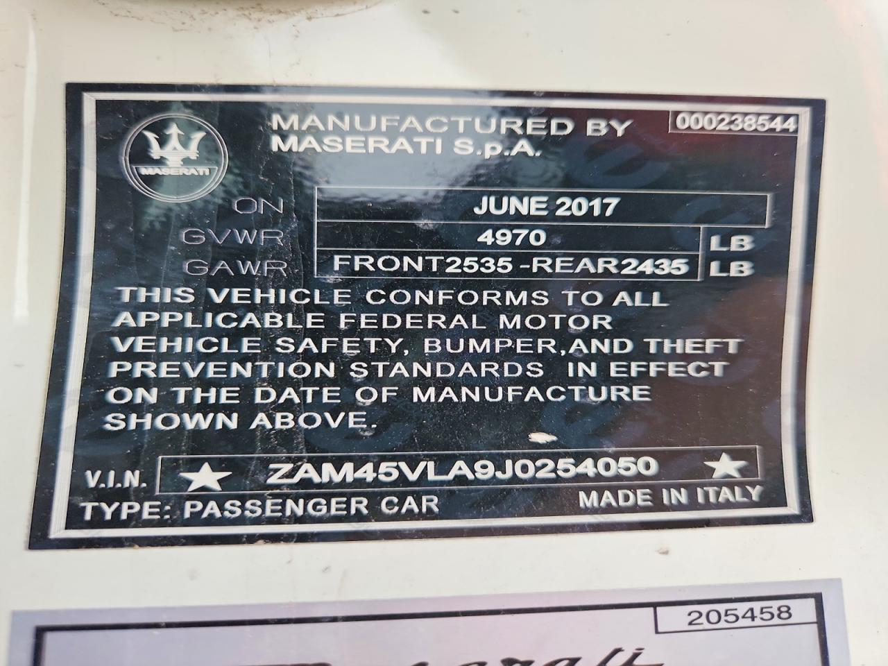 2018 Maserati Granturismo S Cream vin: ZAM45VLA9J0254050