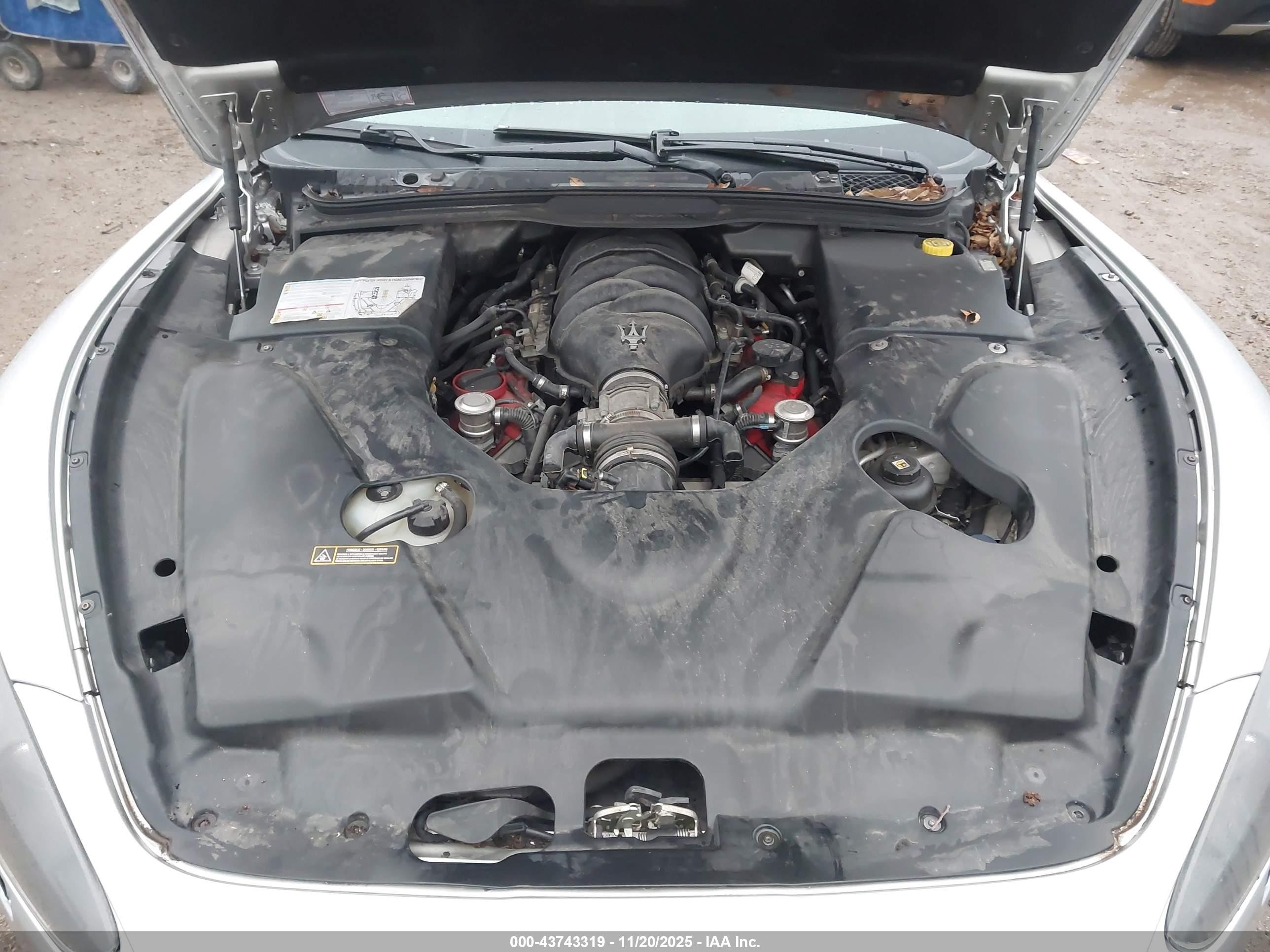 2013 Maserati Granturismo Mc/sport Silver vin: ZAM45VLAXD0067176