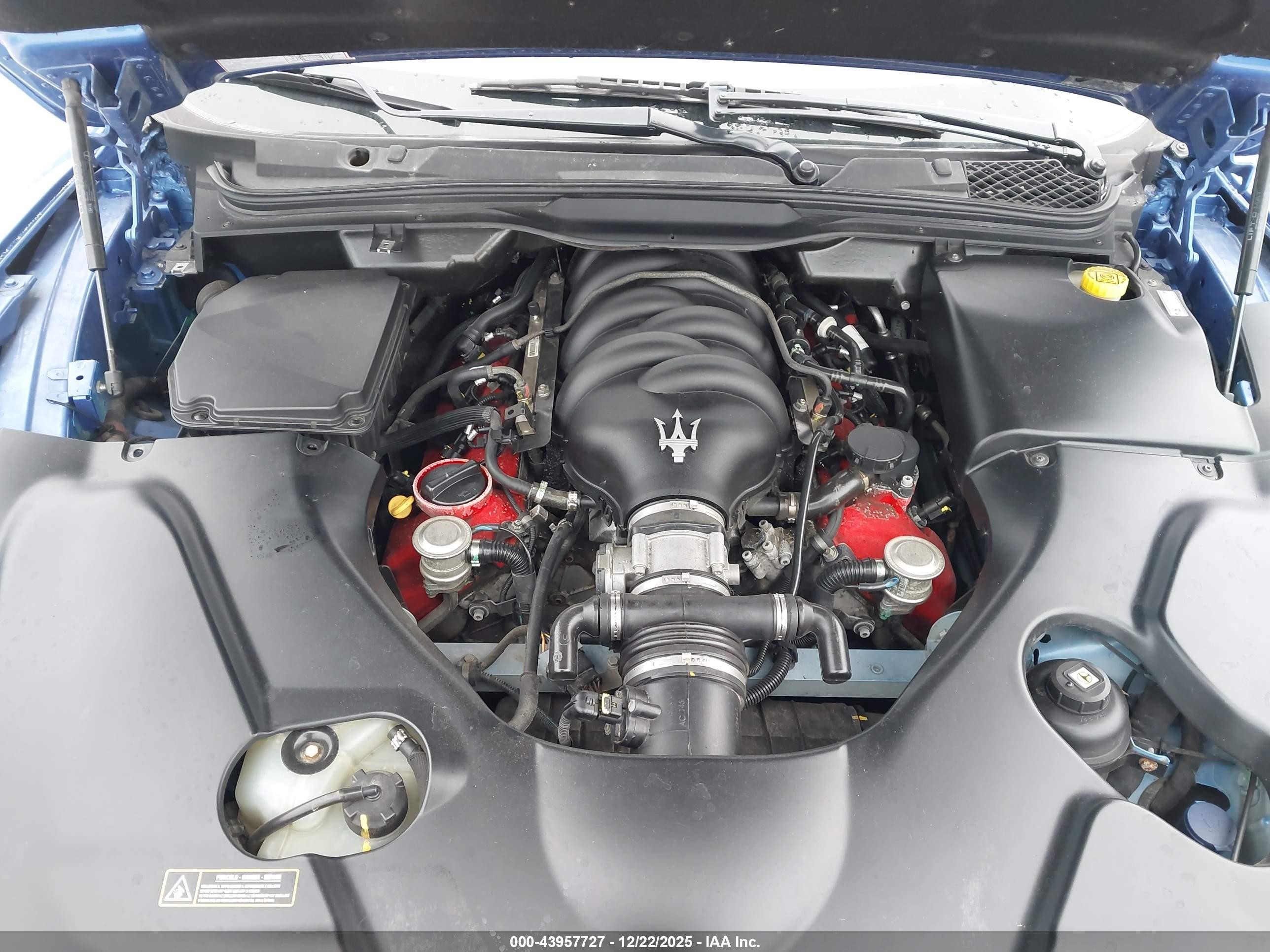 2013 Maserati Granturismo Mc/sport Blue vin: ZAM45VLAXD0070630