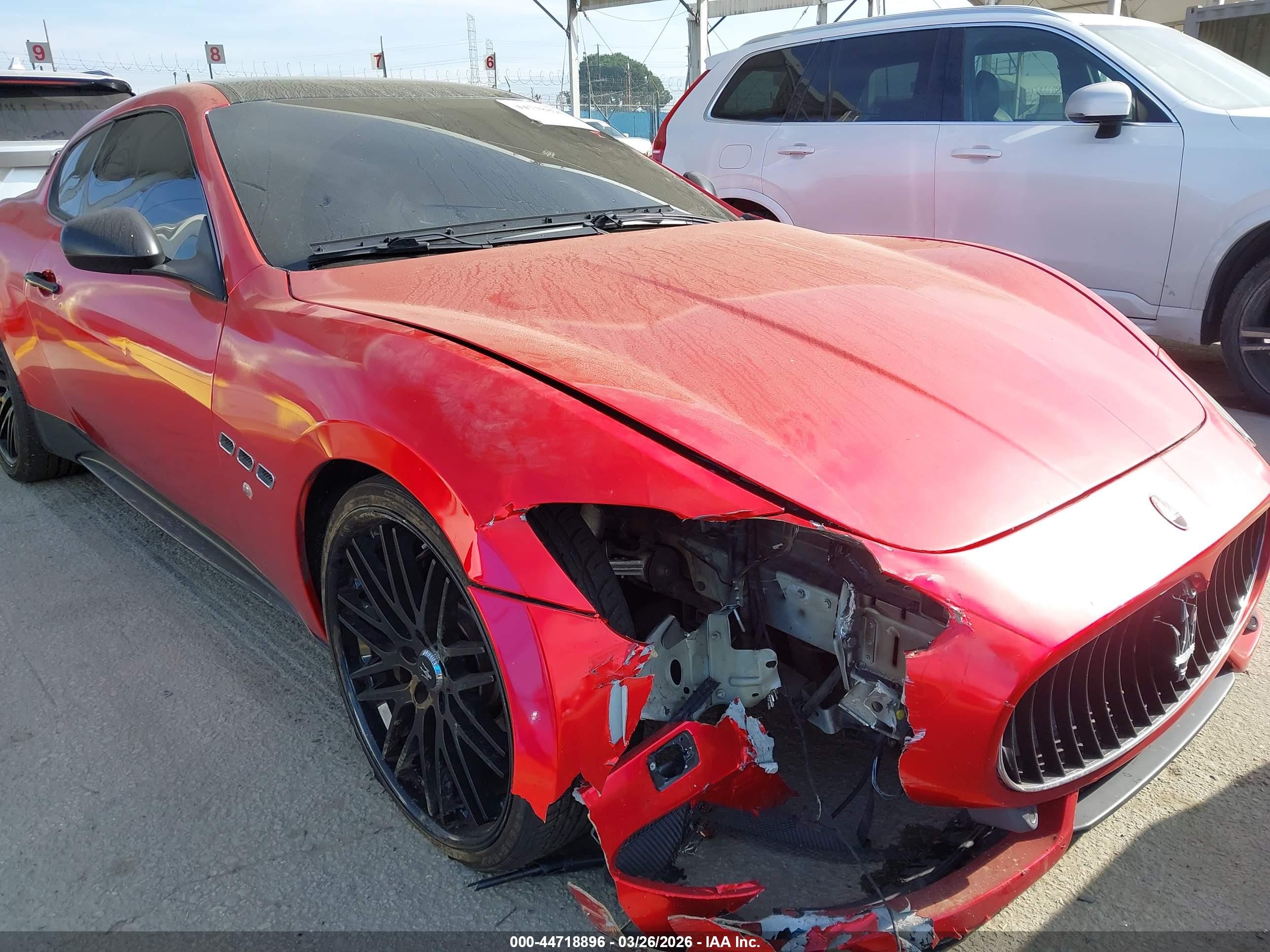 2013 Maserati Granturismo Mc/sport Red vin: ZAM45VLAXD0073219