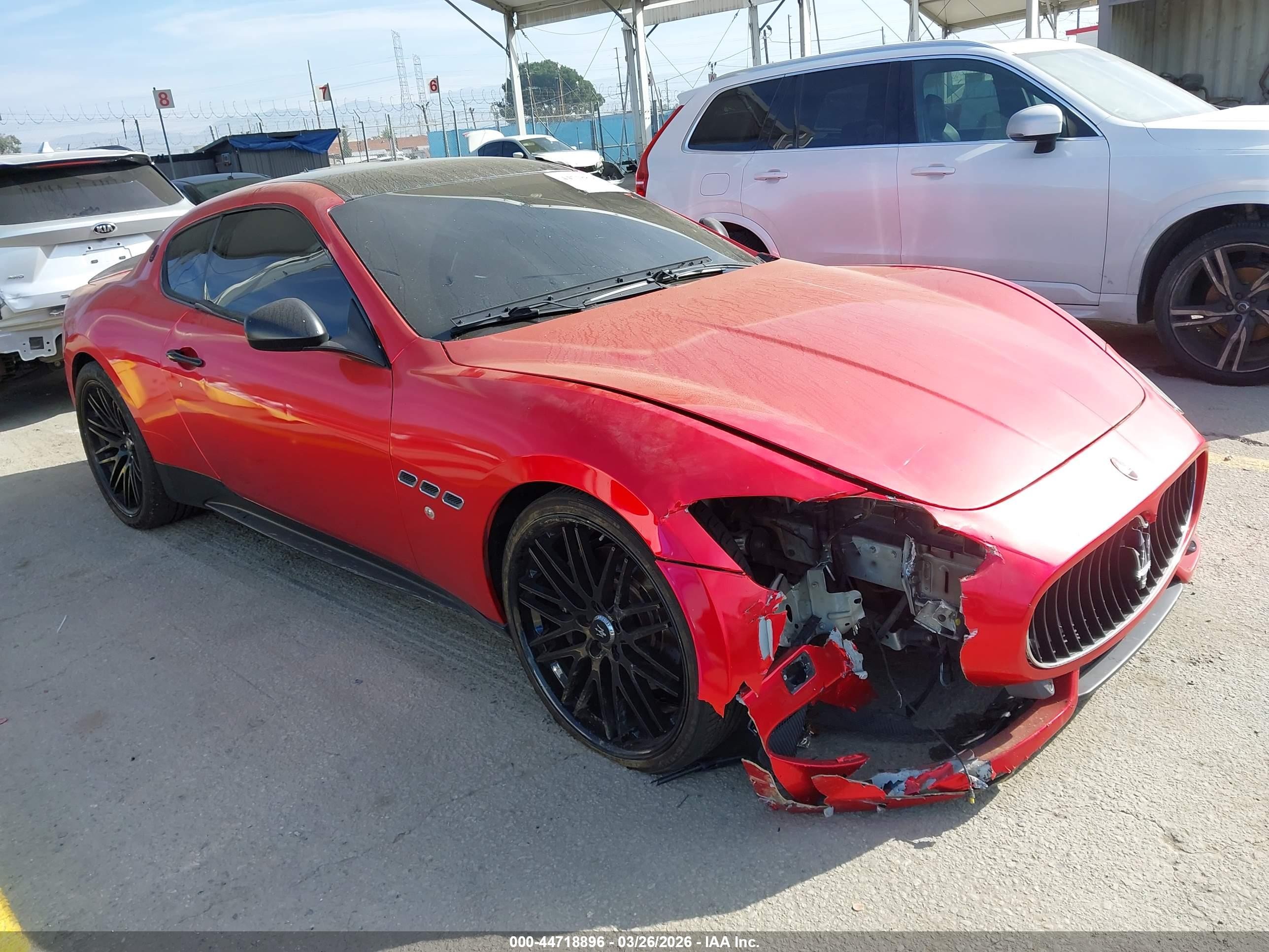 2013 Maserati Granturismo Mc/sport Red vin: ZAM45VLAXD0073219