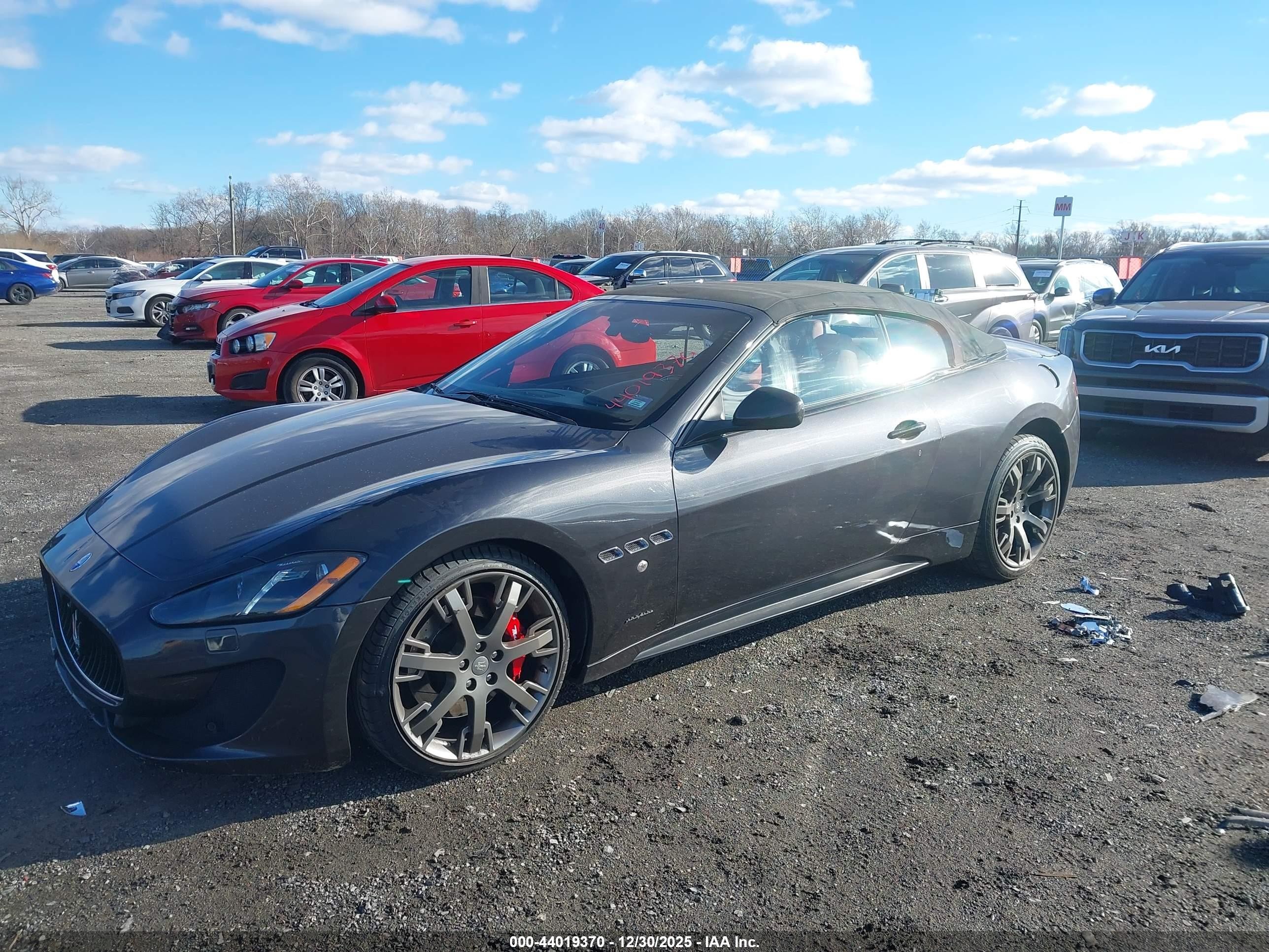2013 Maserati Granturismo Sport Gray vin: ZAM45VMA2D0068420