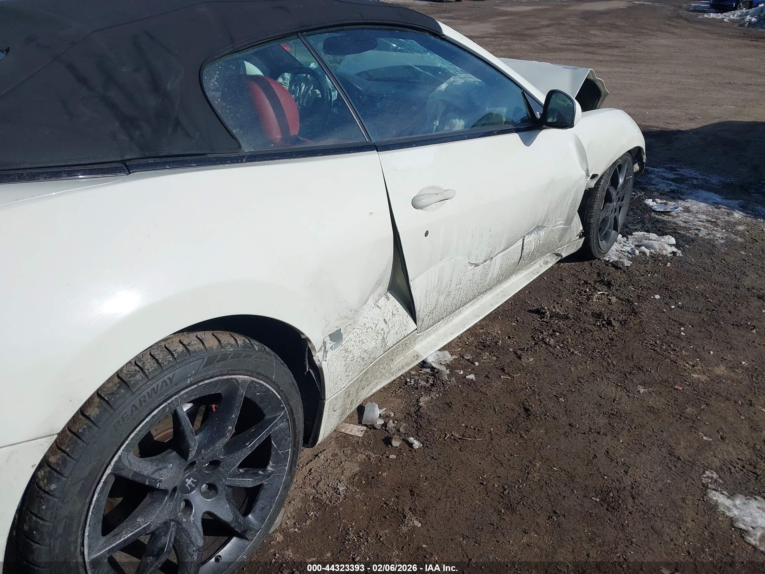 2013 Maserati Granturismo Sport White vin: ZAM45VMA3D0068586