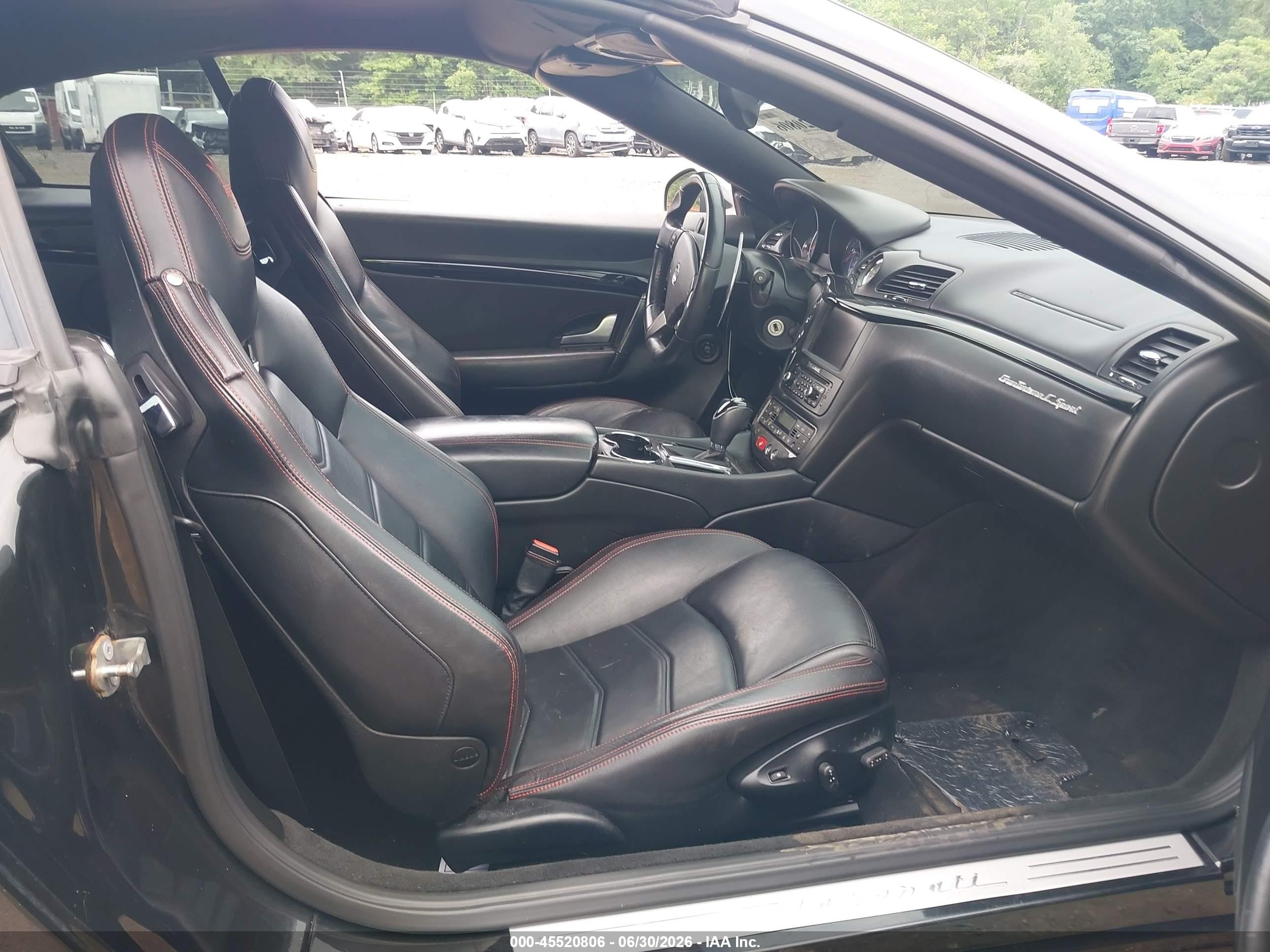 2014 Maserati Granturismo Mc/sport Black vin: ZAM45VMA3E0093408